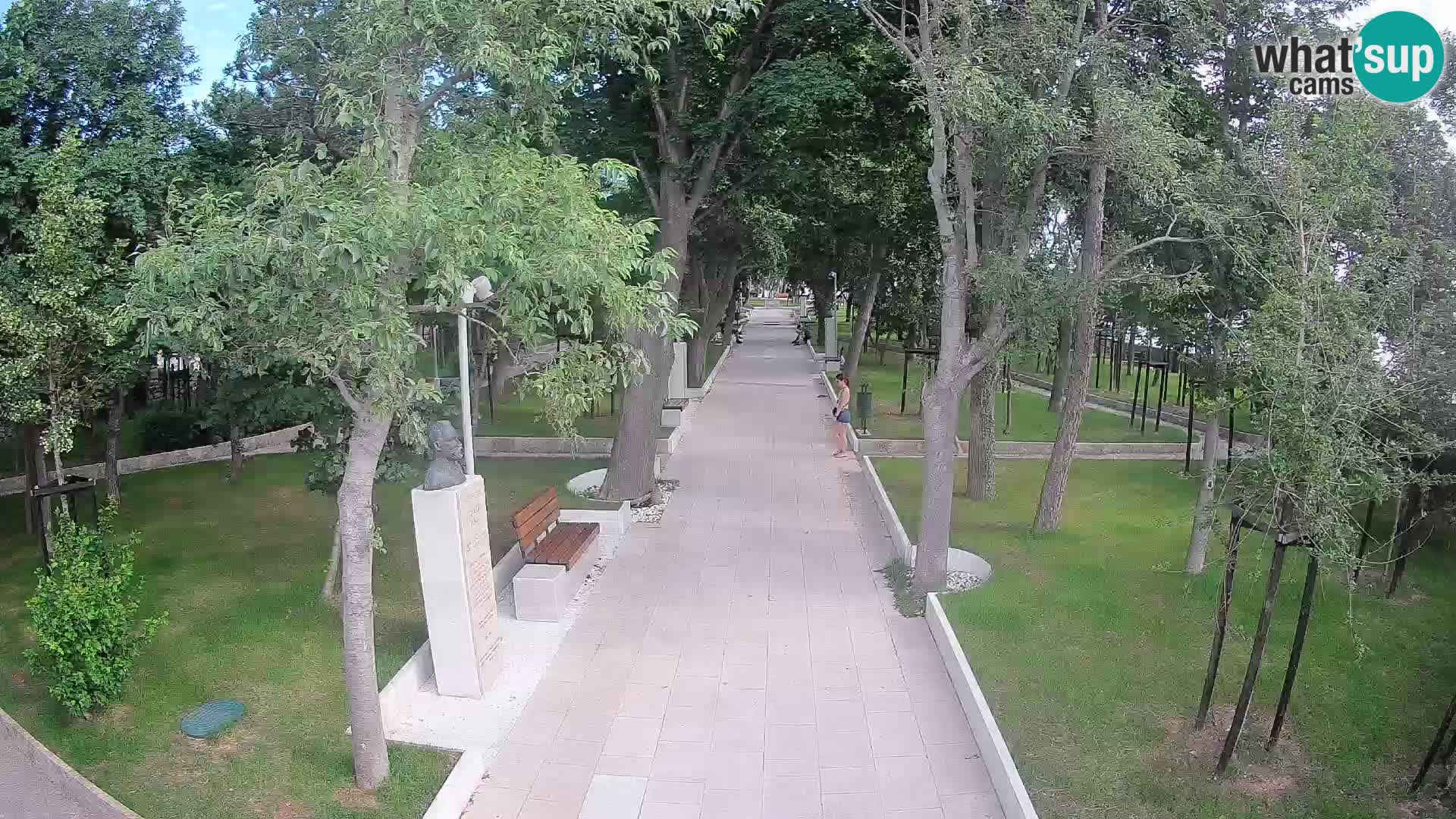 Writers’ Park Webcam Senj – Live by the Sea
