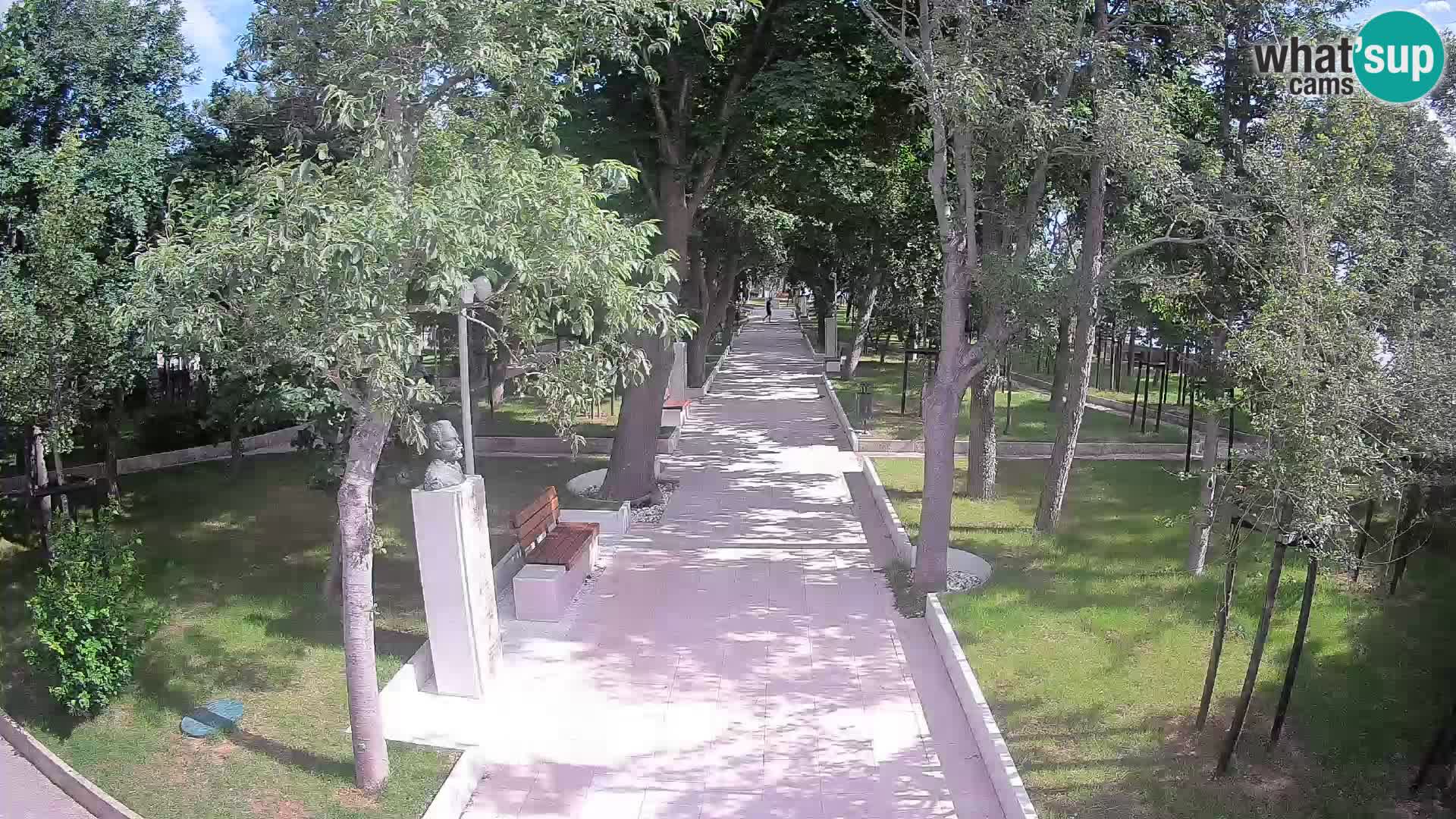 Writers’ Park Webcam Senj – Live by the Sea