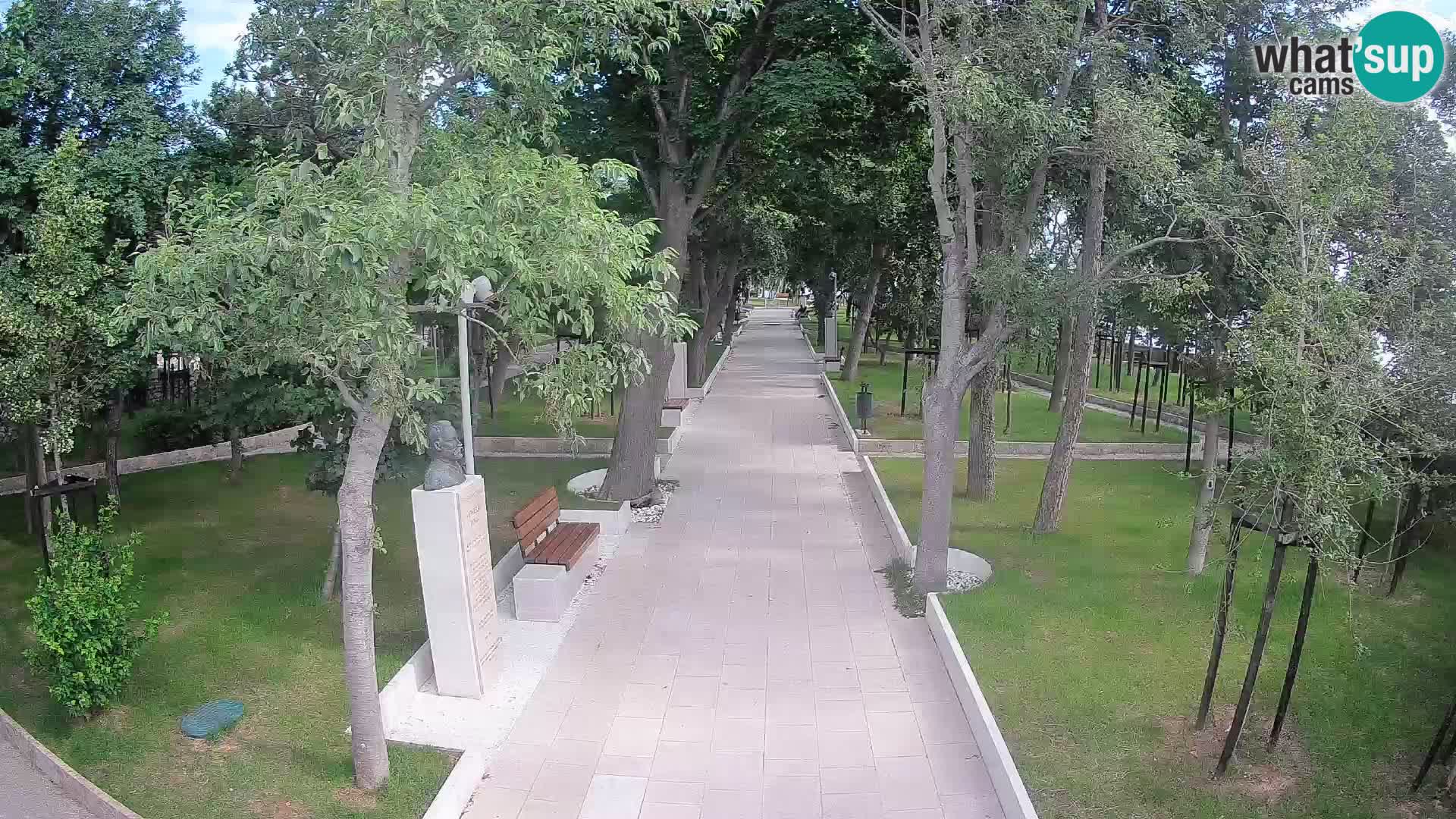 Writers’ Park Webcam Senj – Live by the Sea