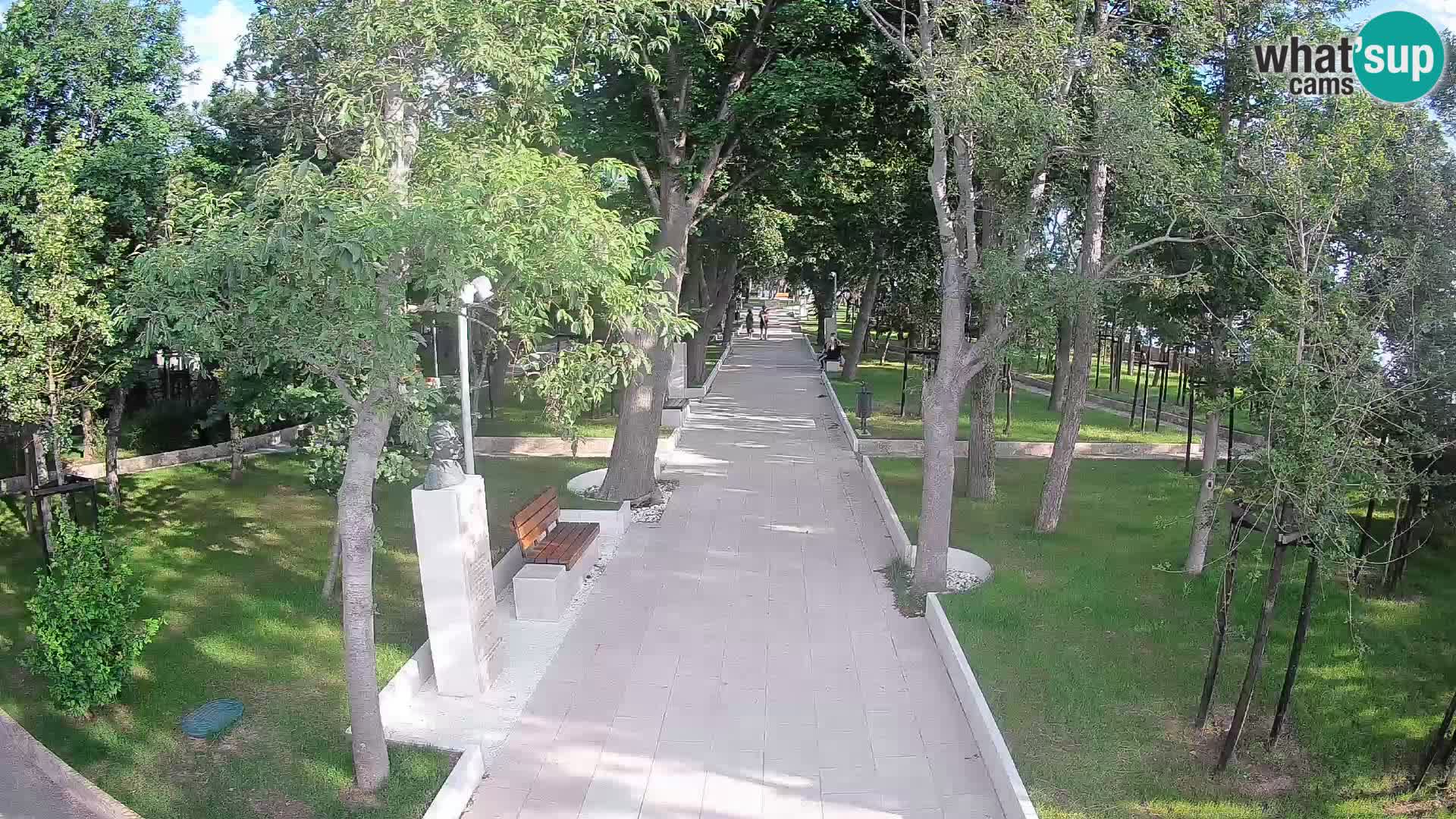 Writers’ Park Webcam Senj – Live by the Sea