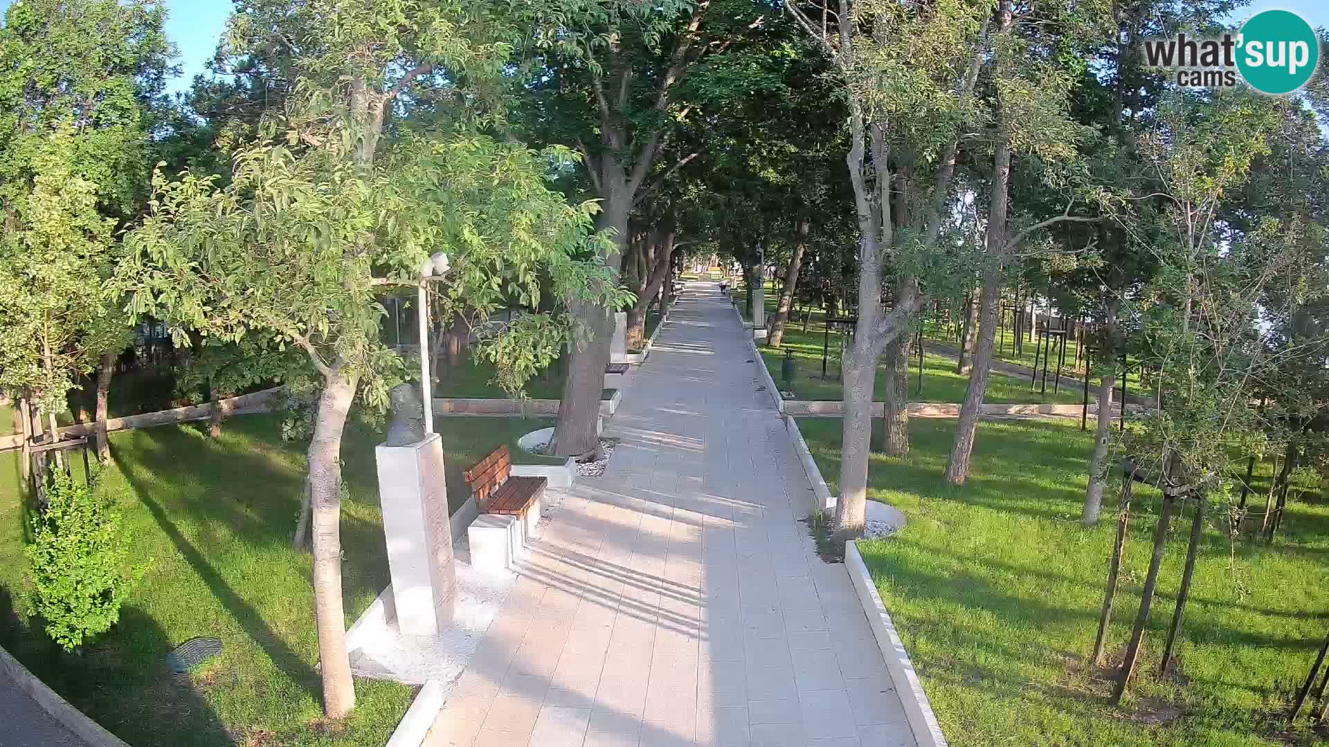 Writers’ Park Webcam Senj – Live by the Sea