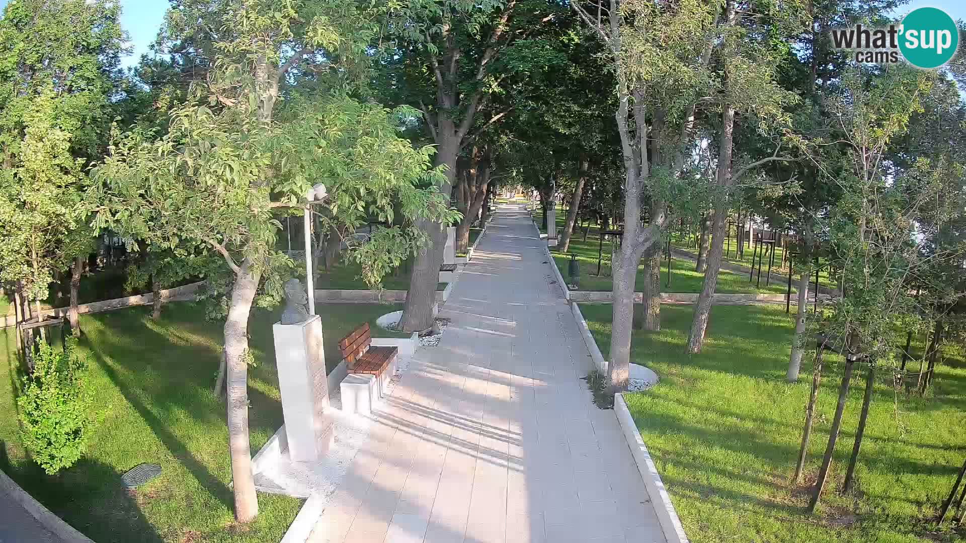 Writers’ Park Webcam Senj – Live by the Sea