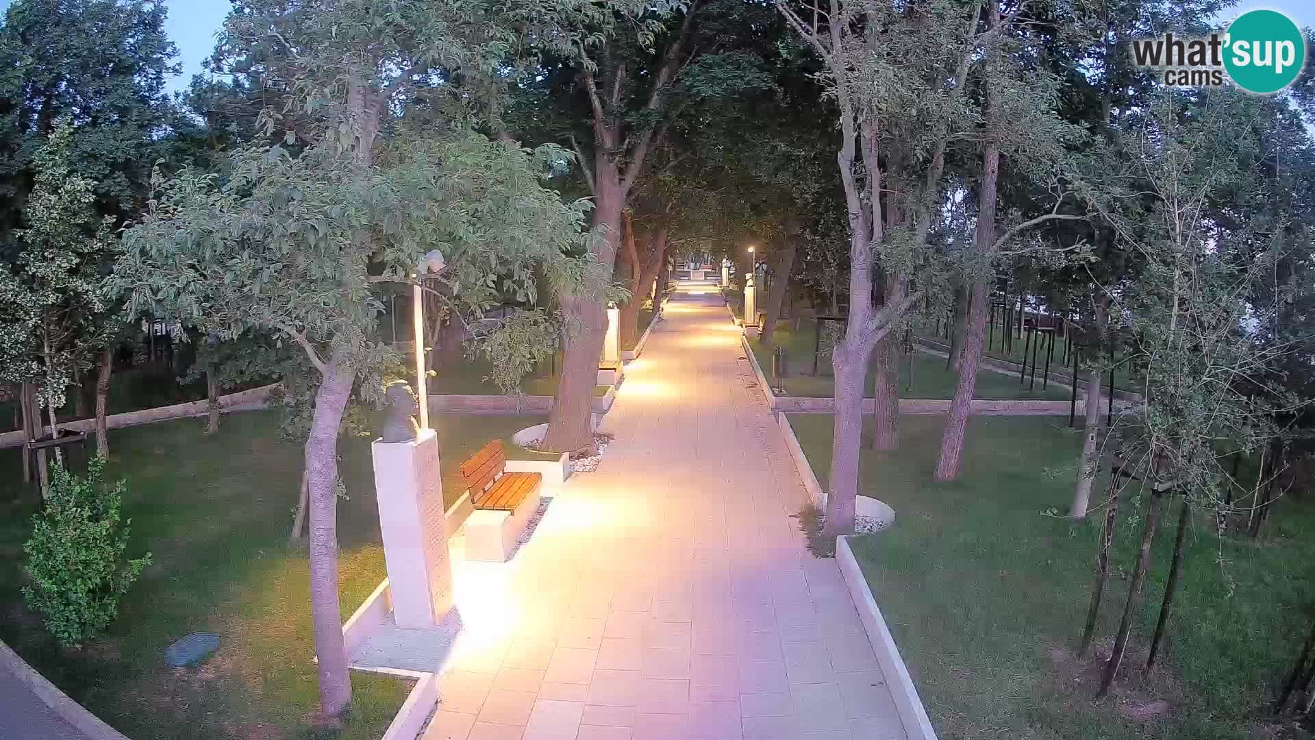 Writers’ Park Webcam Senj – Live by the Sea