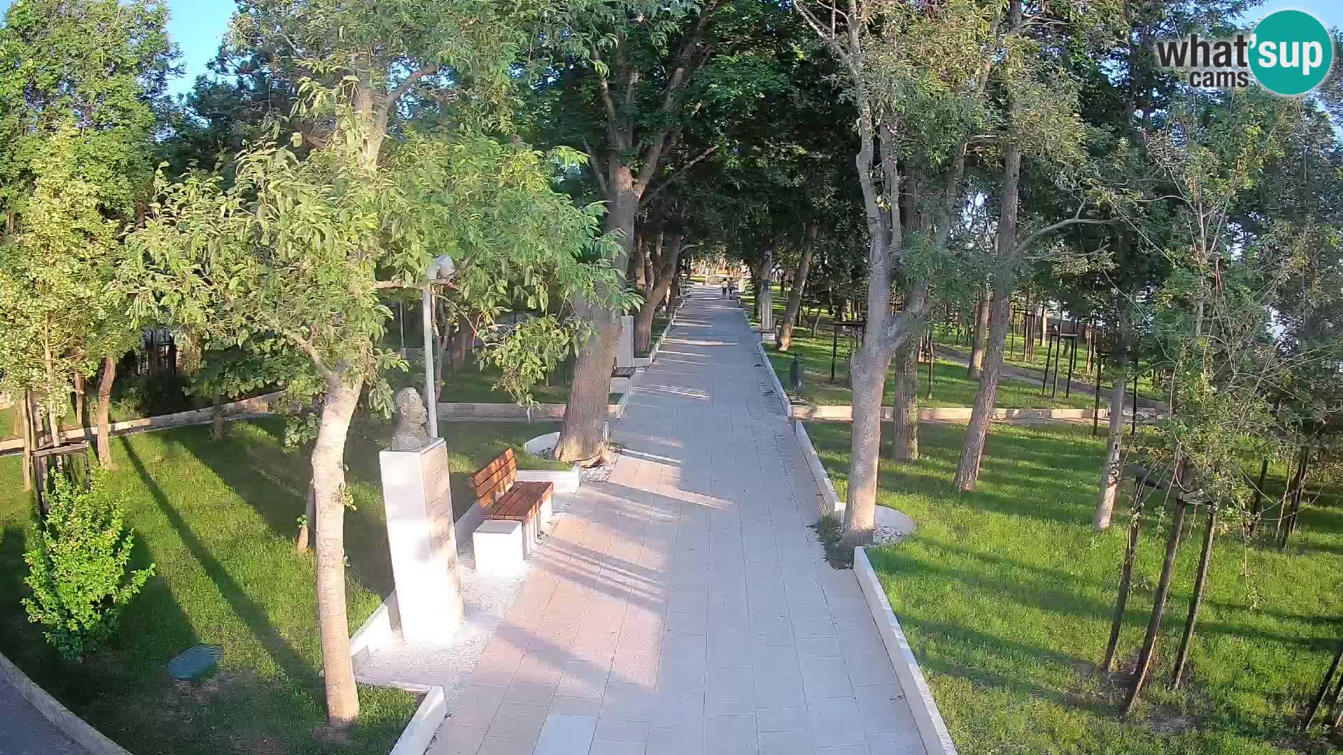 Writers’ Park Webcam Senj – Live by the Sea