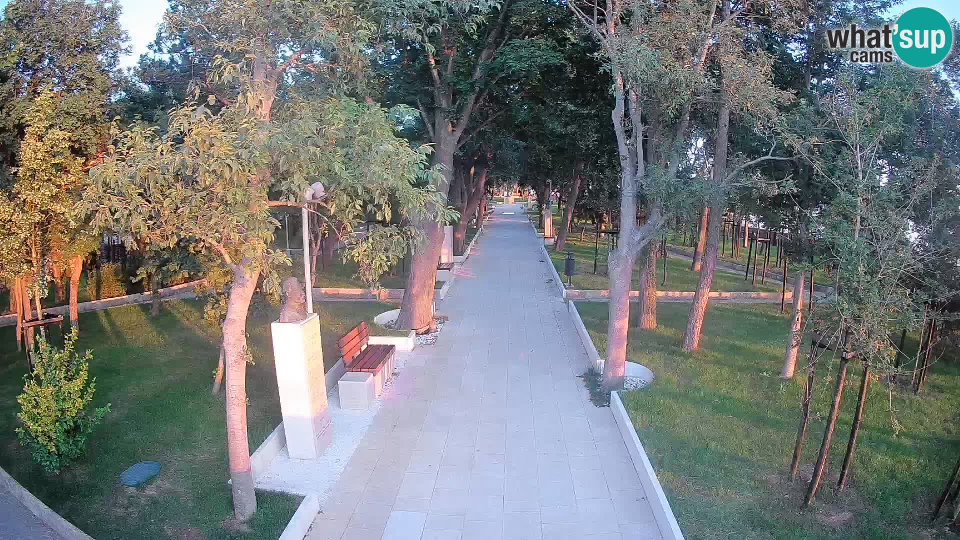 Writers’ Park Webcam Senj – Live by the Sea