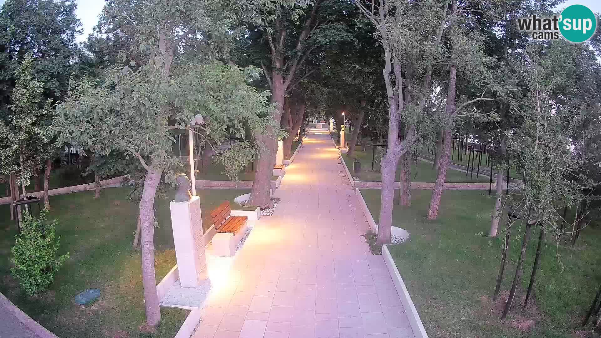 Writers’ Park Webcam Senj – Live by the Sea