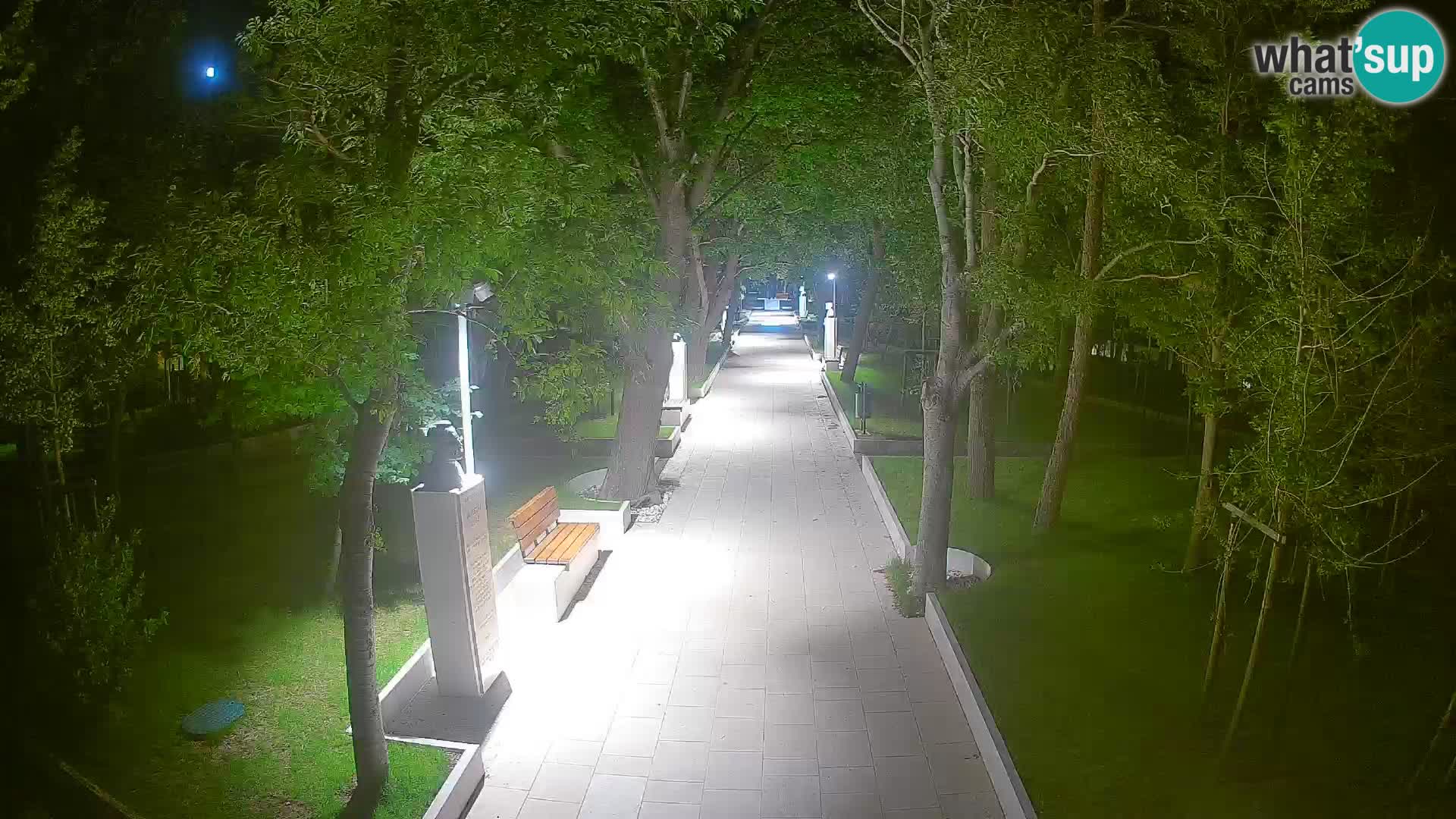 Writers’ Park Webcam Senj – Live by the Sea