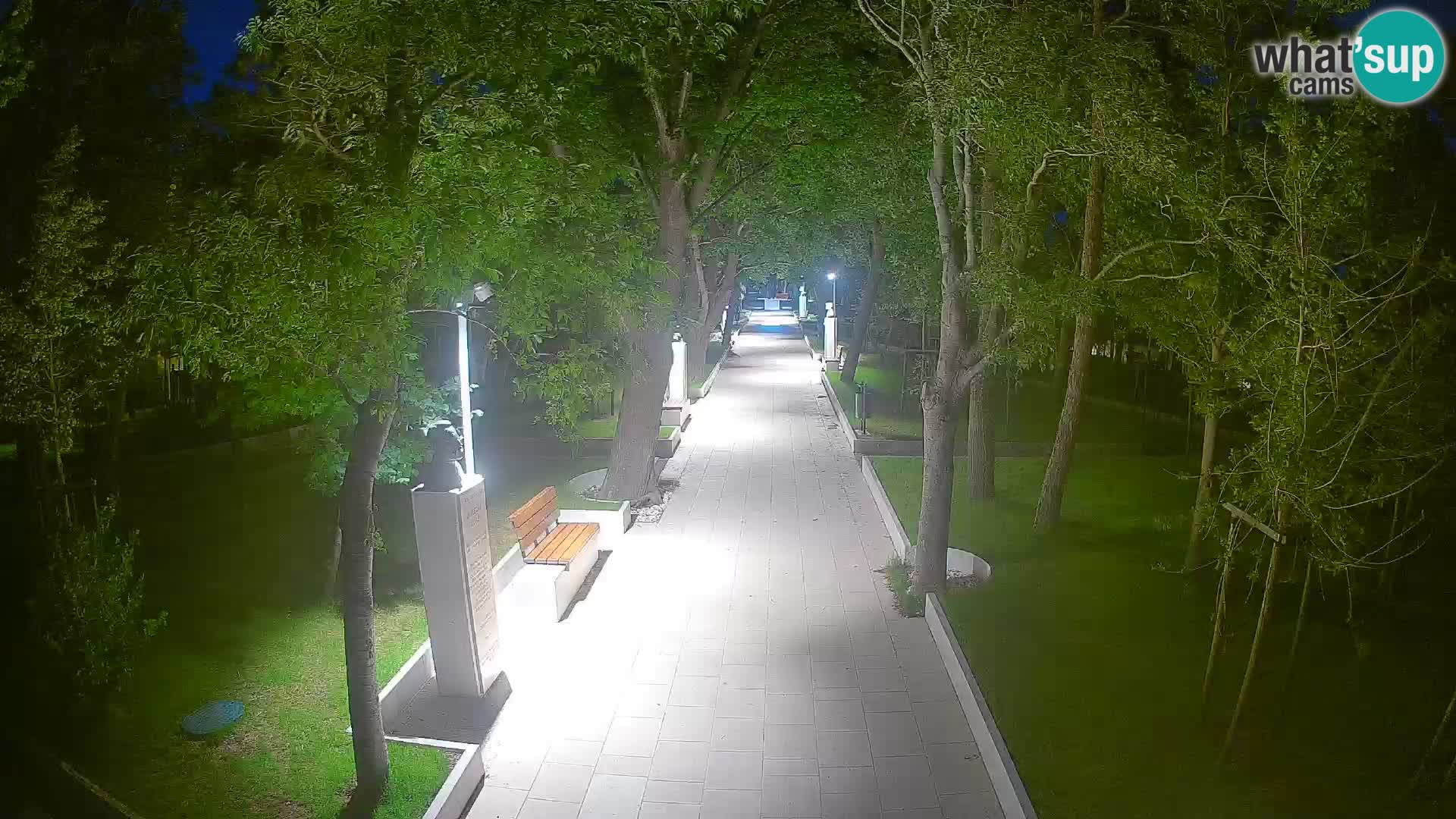 Writers’ Park Webcam Senj – Live by the Sea