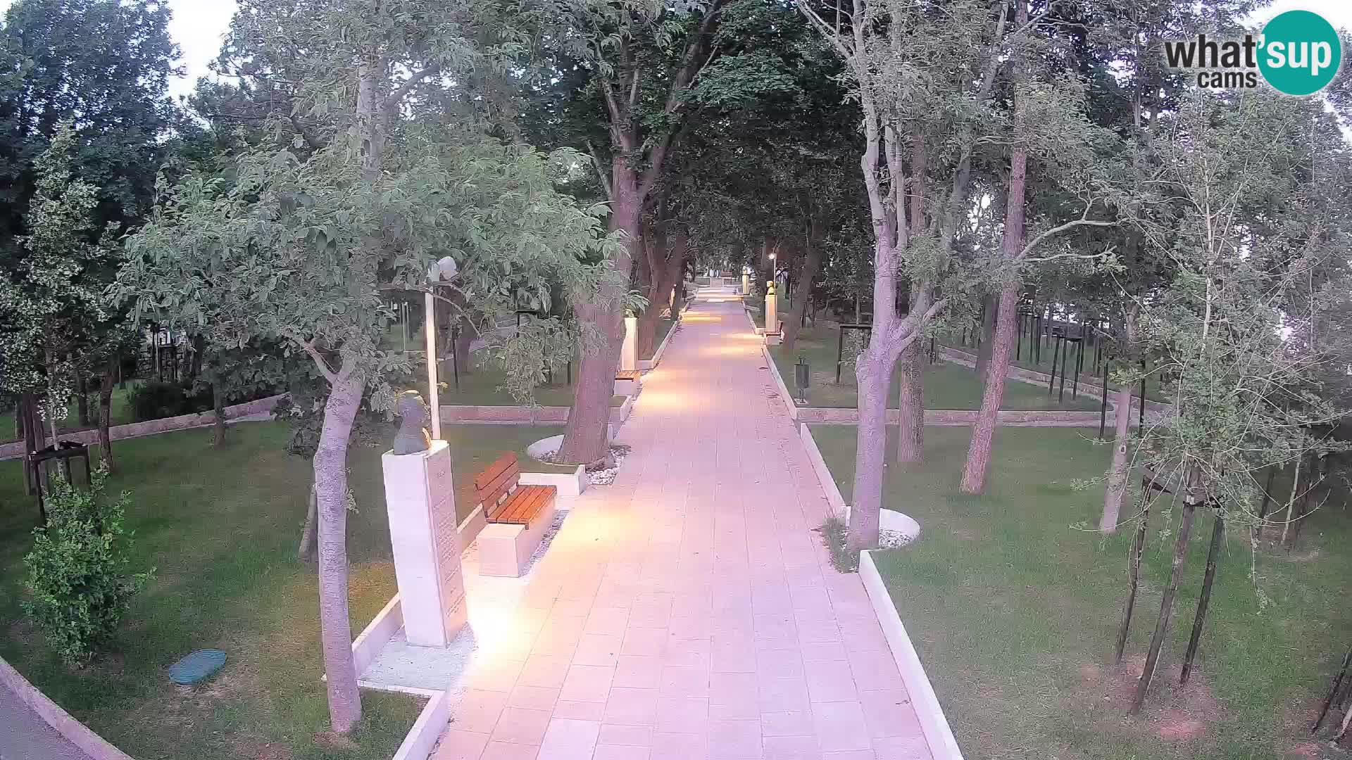 Writers’ Park Webcam Senj – Live by the Sea