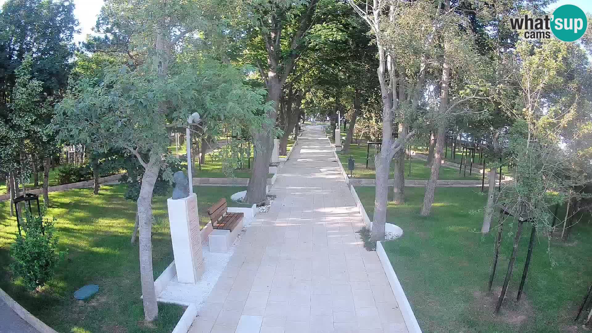 Writers’ Park Webcam Senj – Live by the Sea