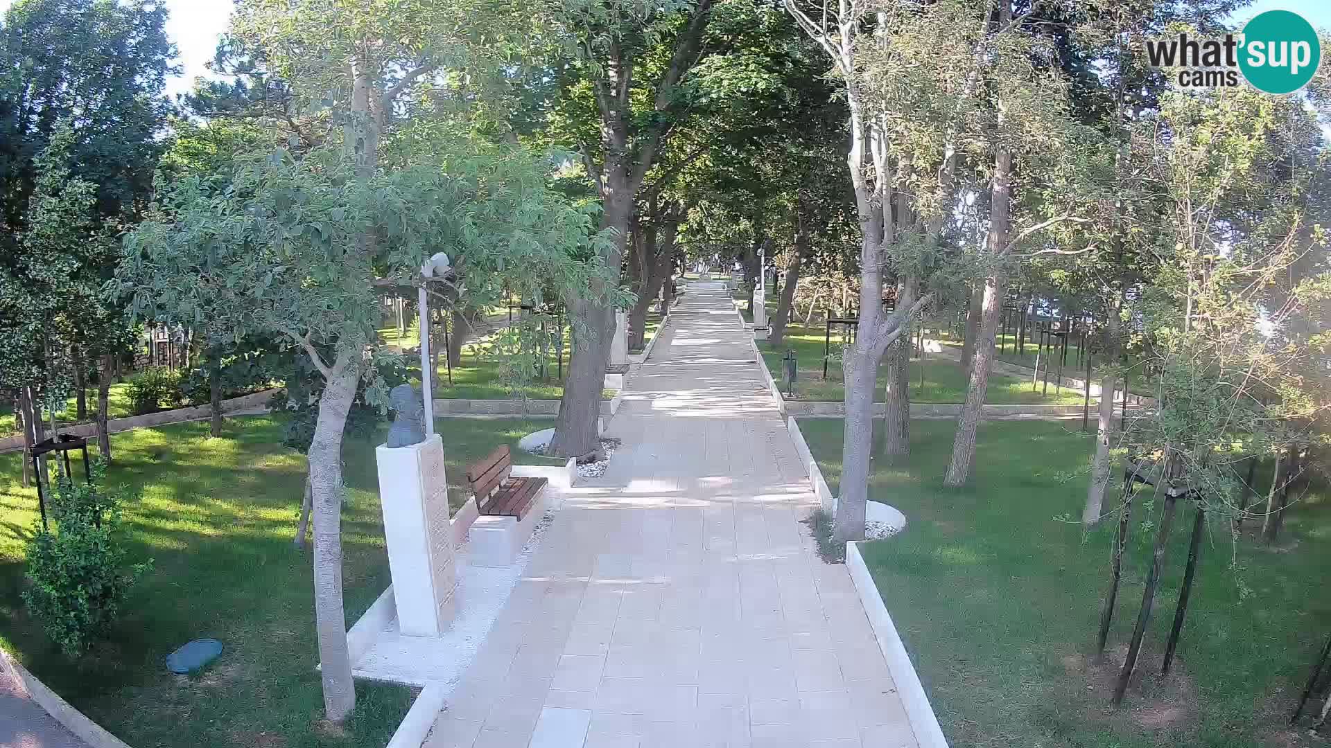 Writers’ Park Webcam Senj – Live by the Sea
