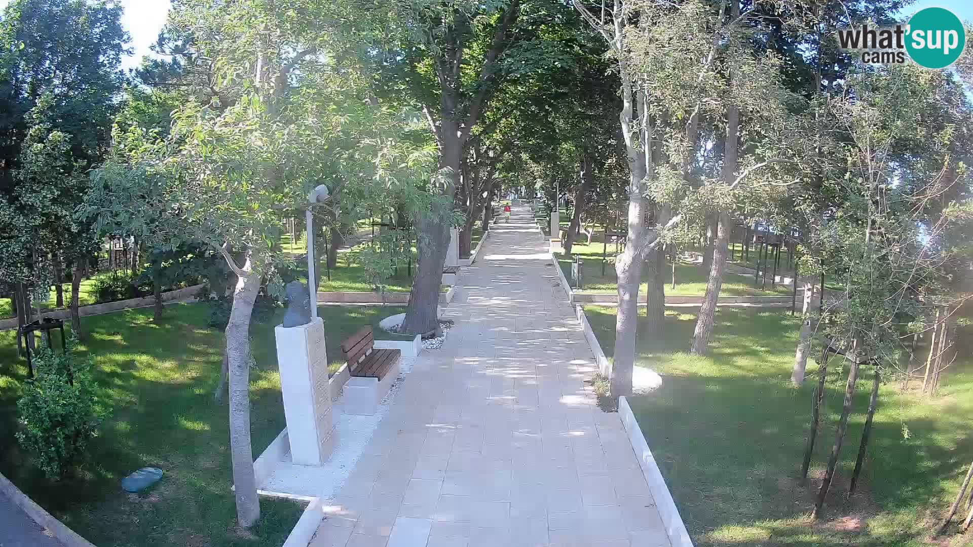 Writers’ Park Webcam Senj – Live by the Sea