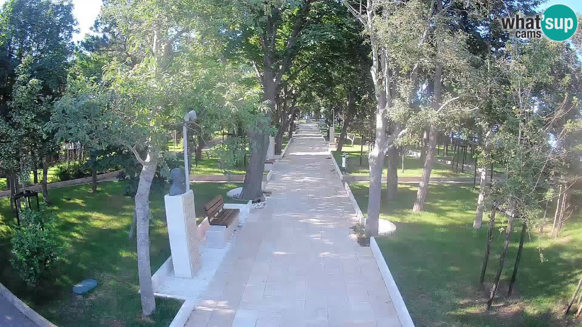 Writers’ Park Webcam Senj – Live by the Sea