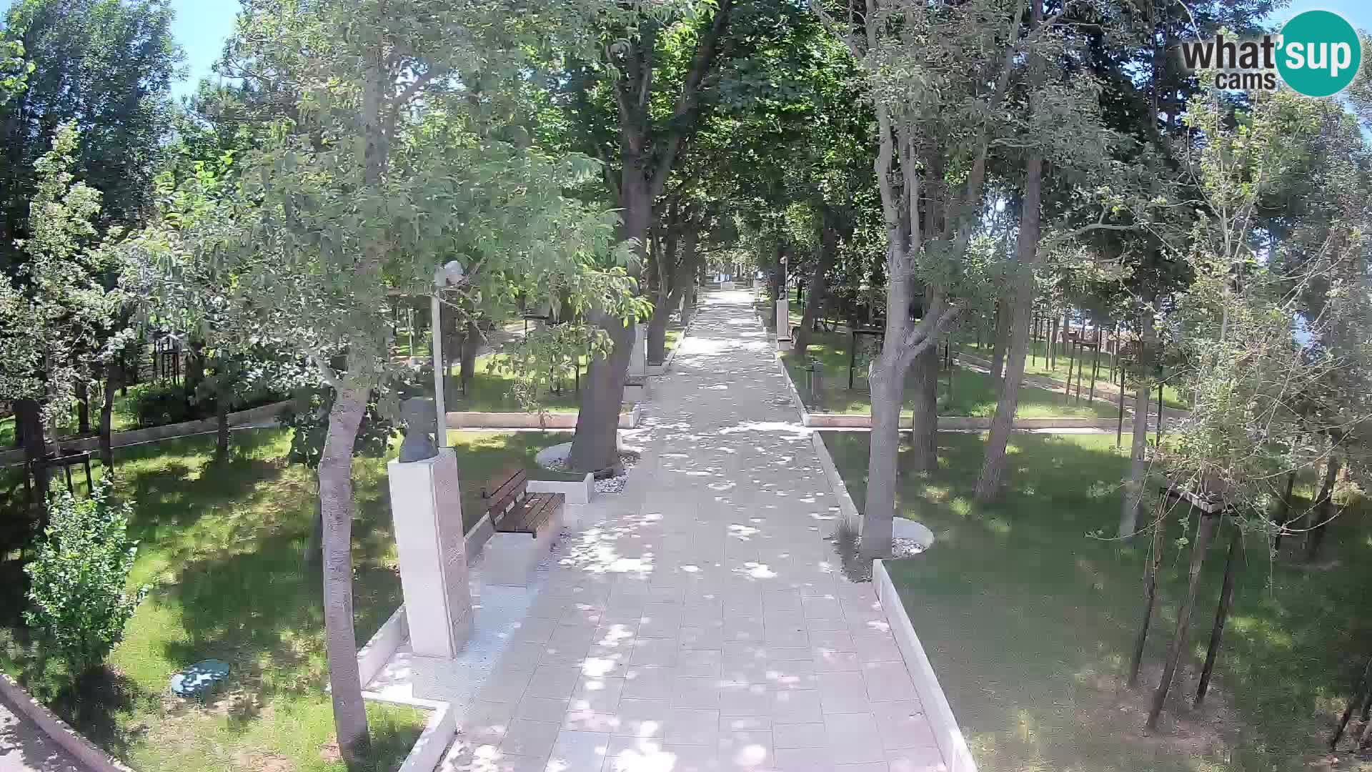Writers’ Park Webcam Senj – Live by the Sea