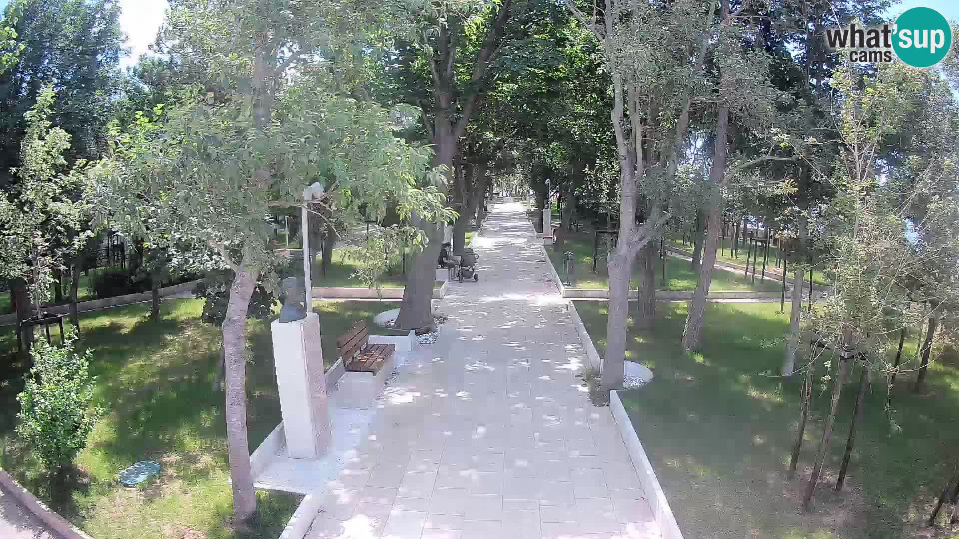 Webcam Schriftstellerpark Senj – Live am Meer