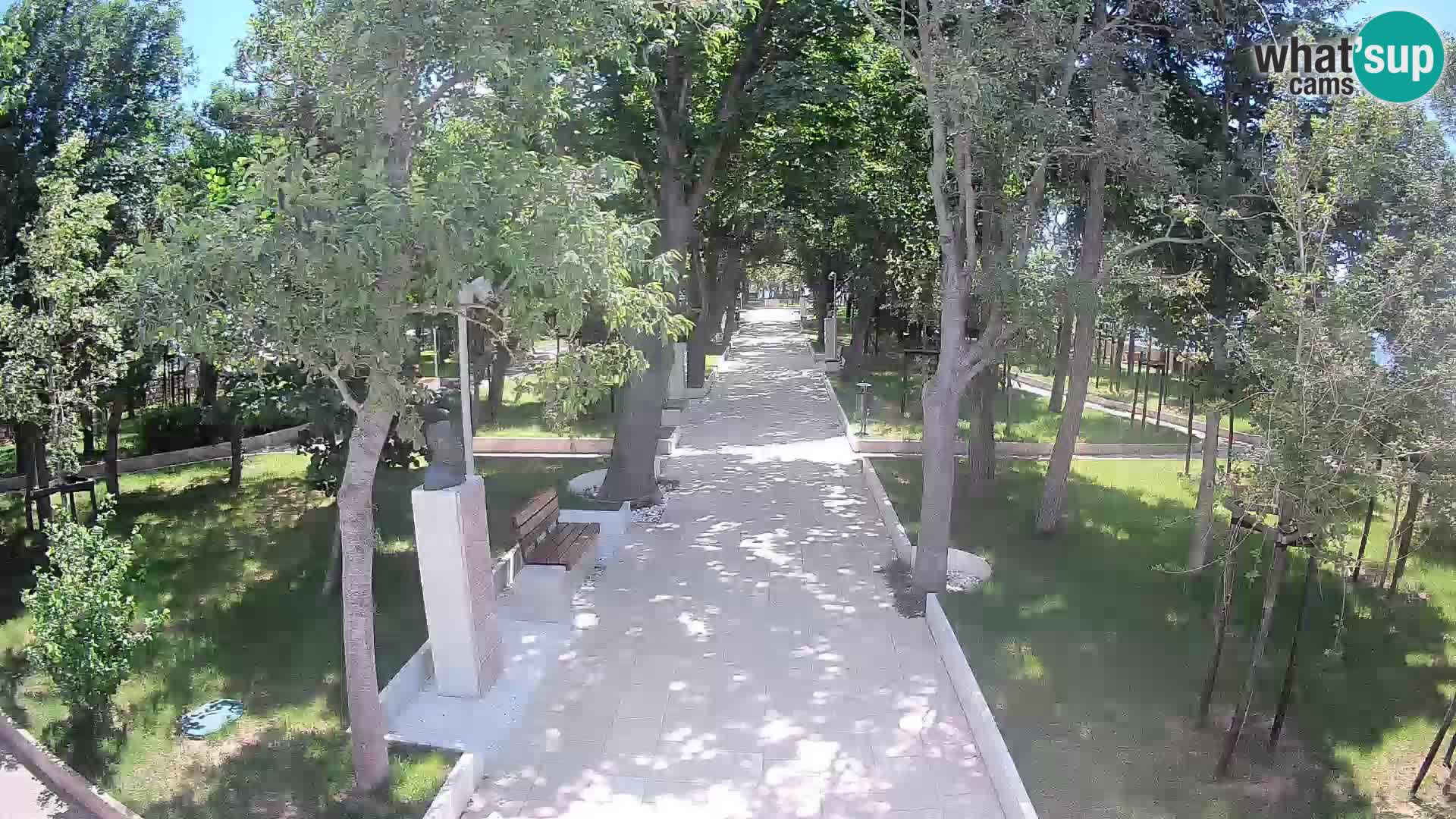 Writers’ Park Webcam Senj – Live by the Sea