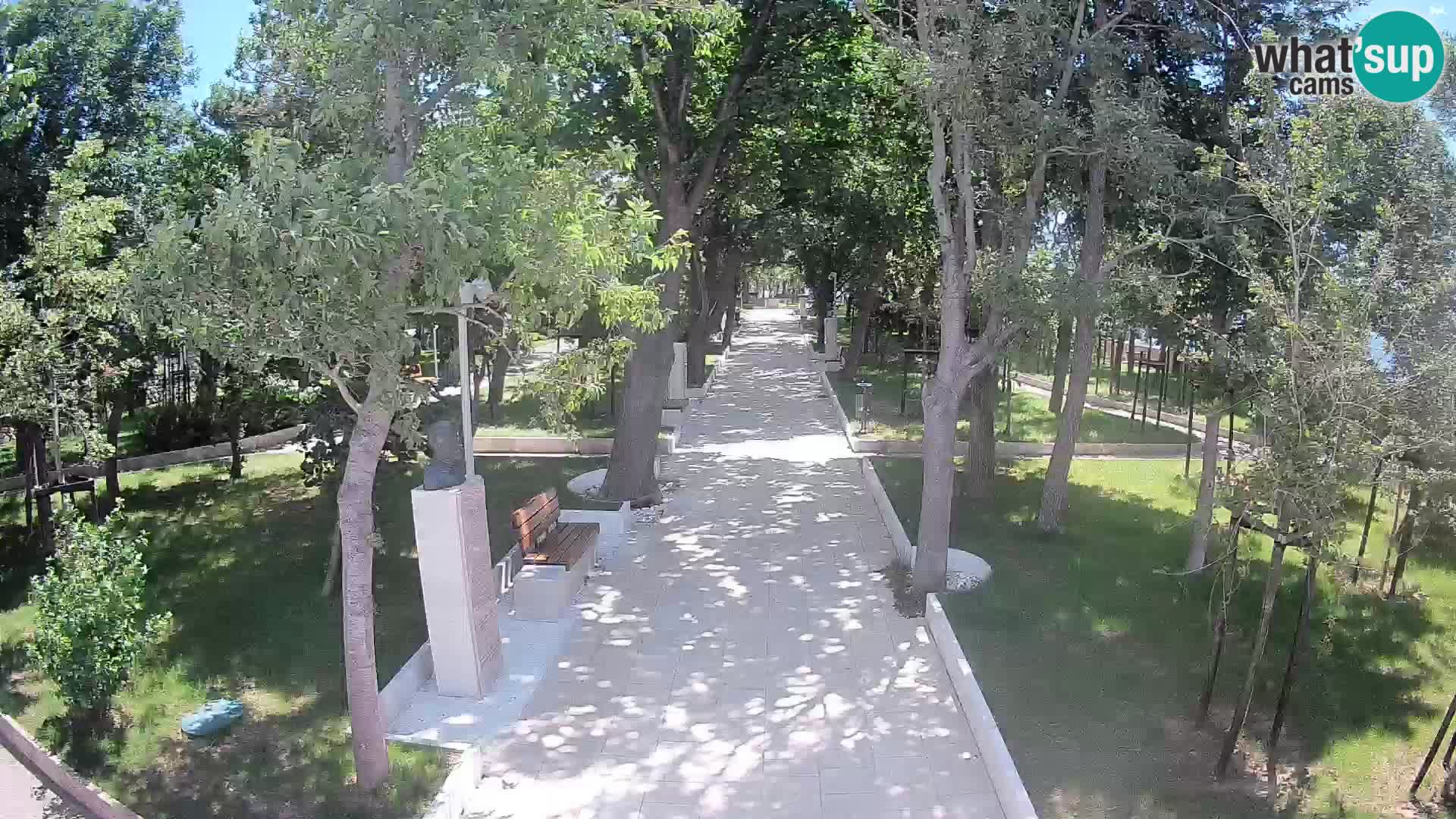 Writers’ Park Webcam Senj – Live by the Sea