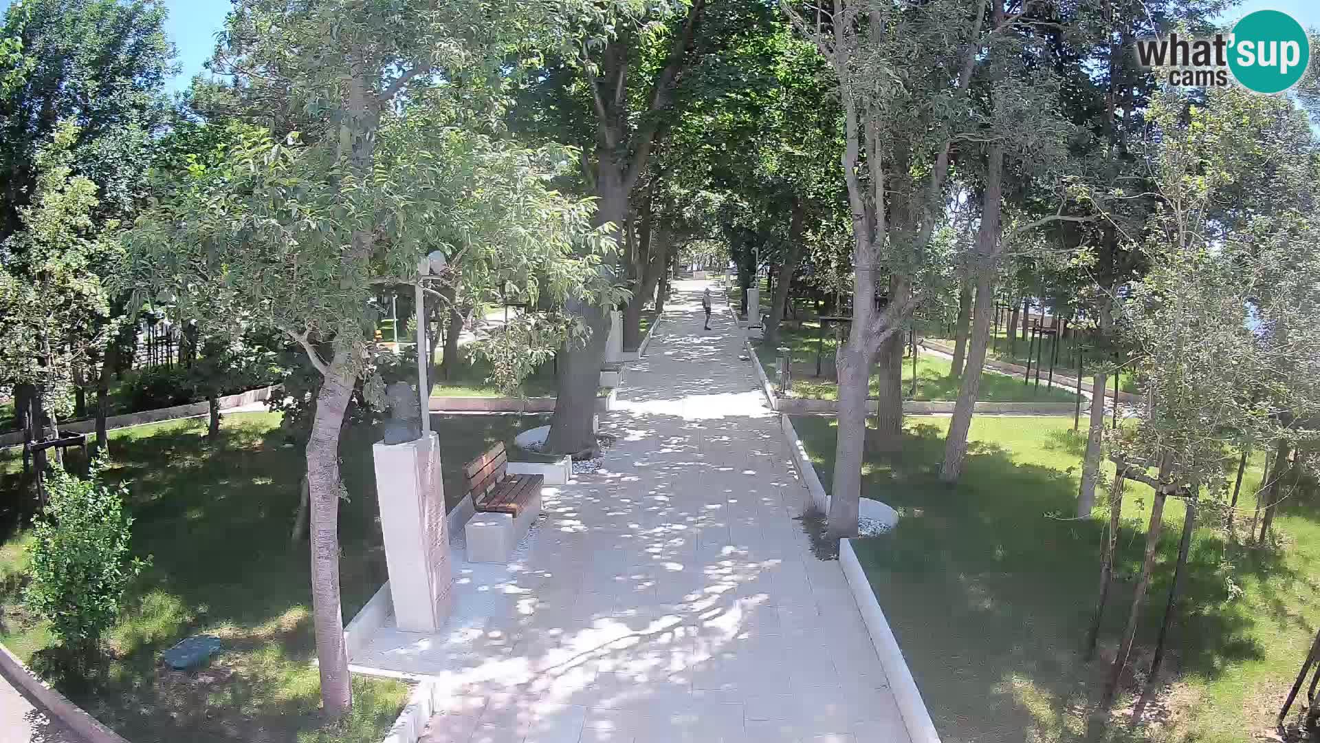 Writers’ Park Webcam Senj – Live by the Sea