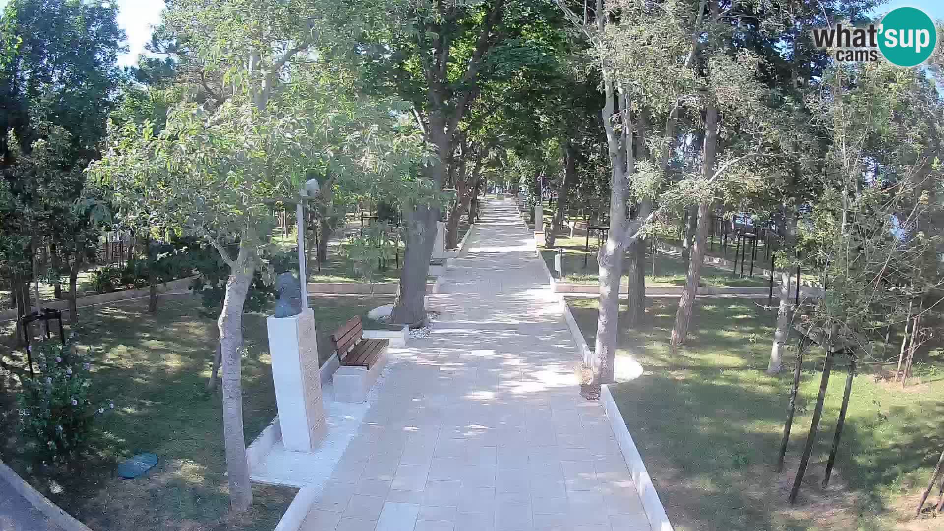 Writers’ Park Webcam Senj – Live by the Sea