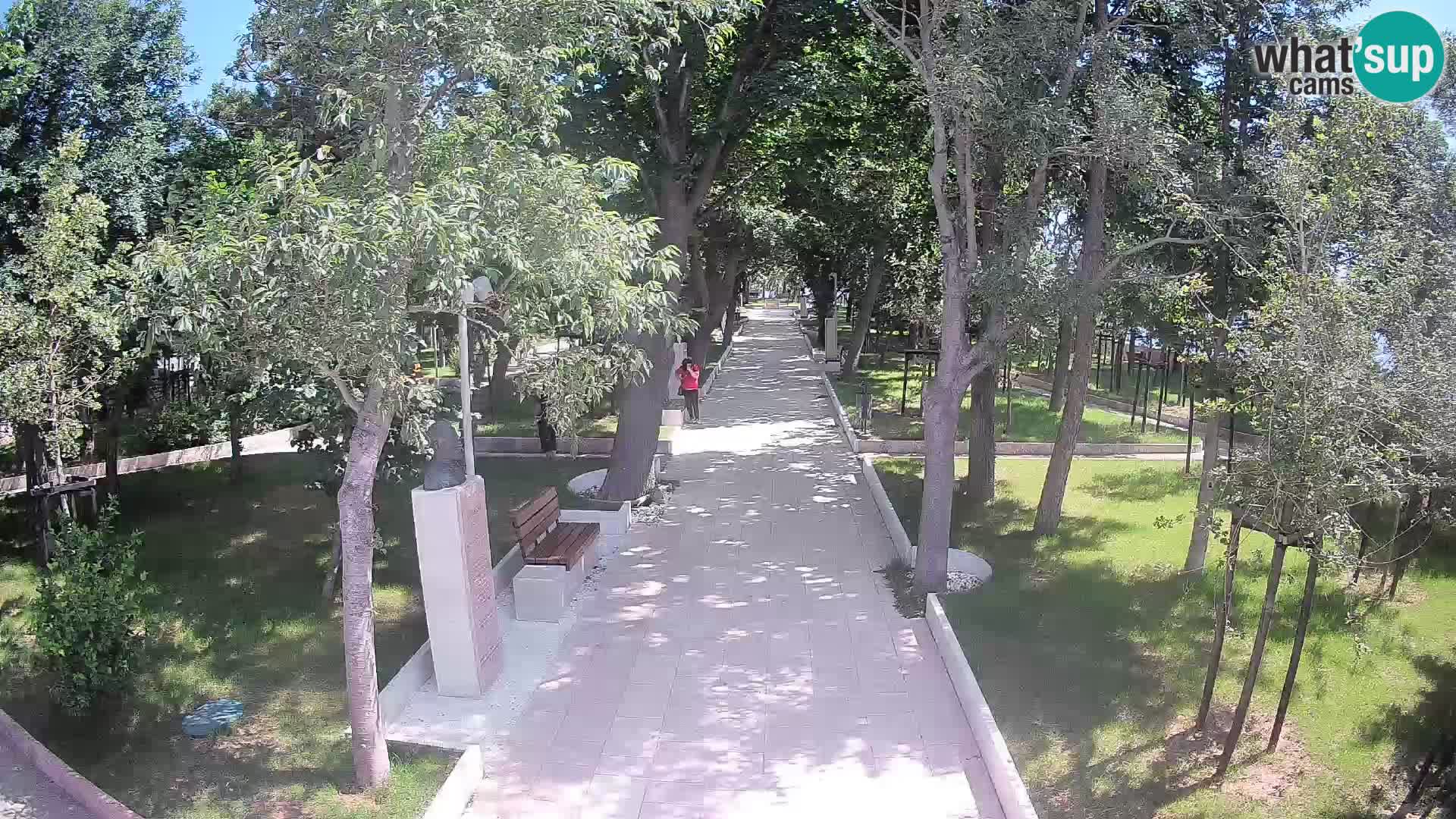 Writers’ Park Webcam Senj – Live by the Sea
