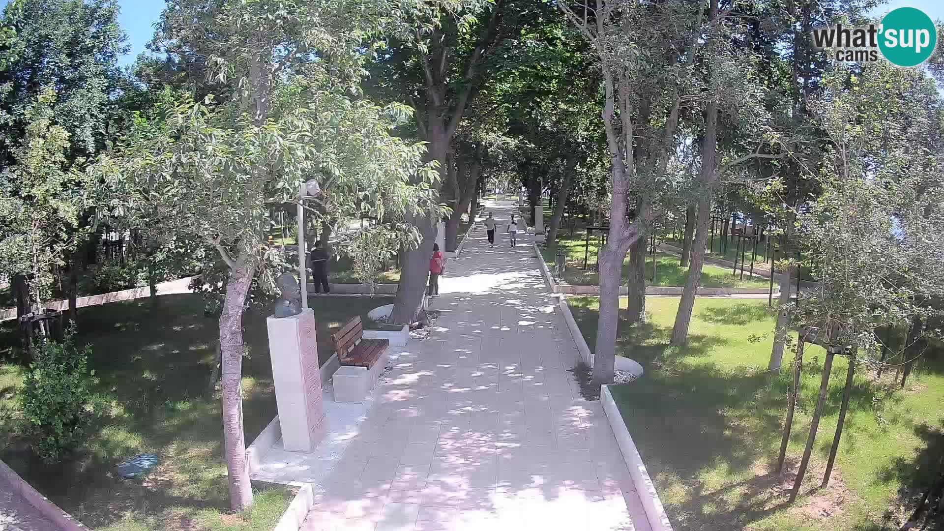 Writers’ Park Webcam Senj – Live by the Sea