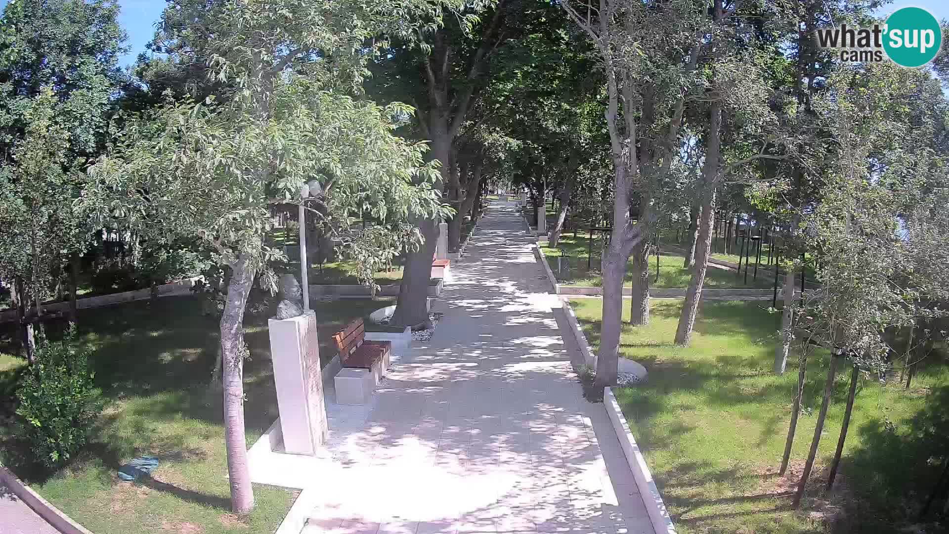 Writers’ Park Webcam Senj – Live by the Sea