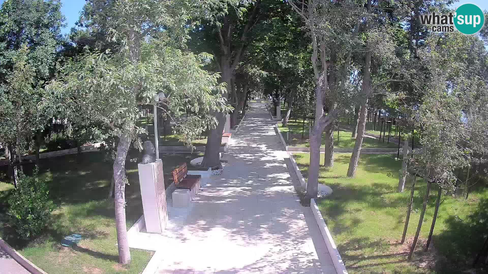 Writers’ Park Webcam Senj – Live by the Sea