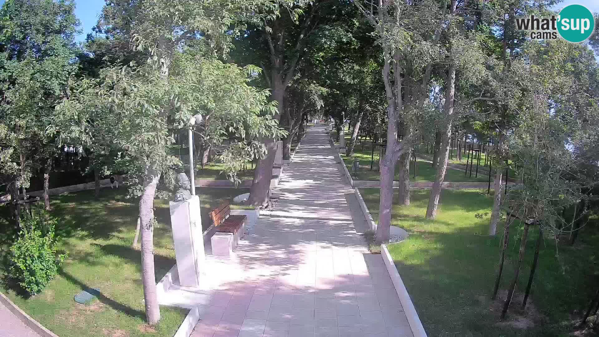 Writers’ Park Webcam Senj – Live by the Sea