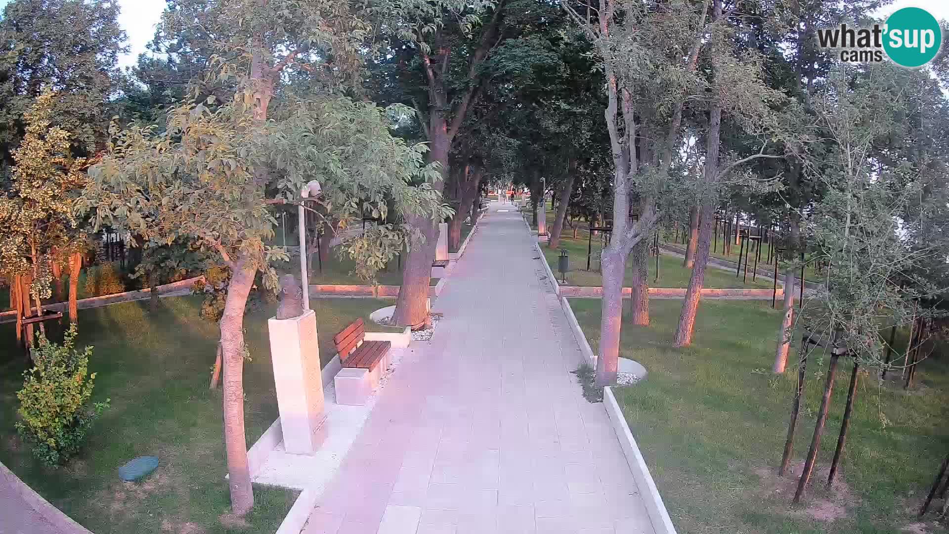 Writers’ Park Webcam Senj – Live by the Sea