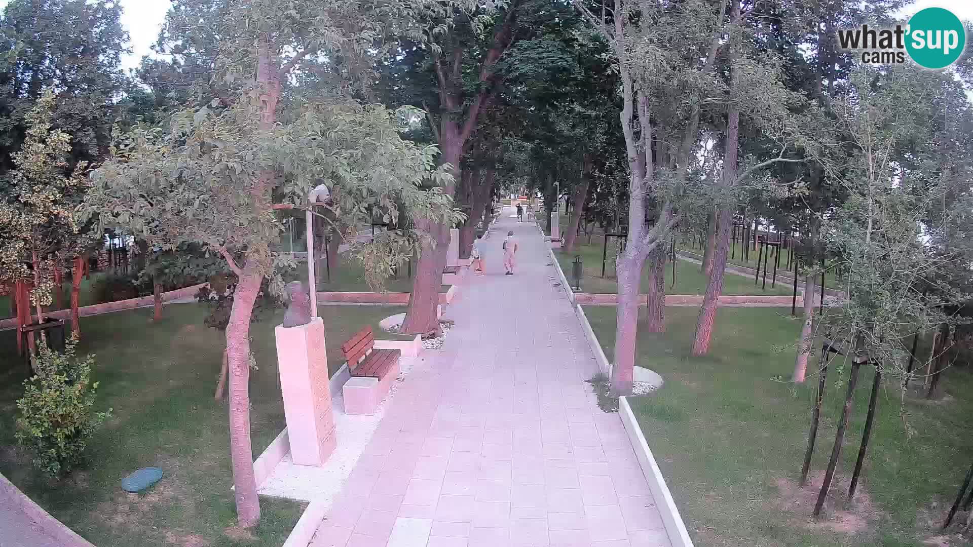 Writers’ Park Webcam Senj – Live by the Sea