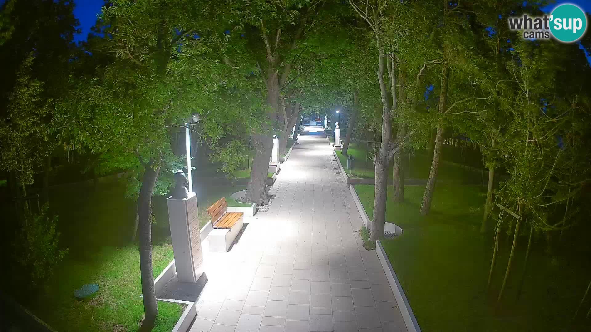 Writers’ Park Webcam Senj – Live by the Sea