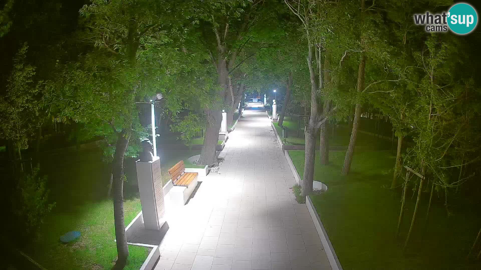 Writers’ Park Webcam Senj – Live by the Sea