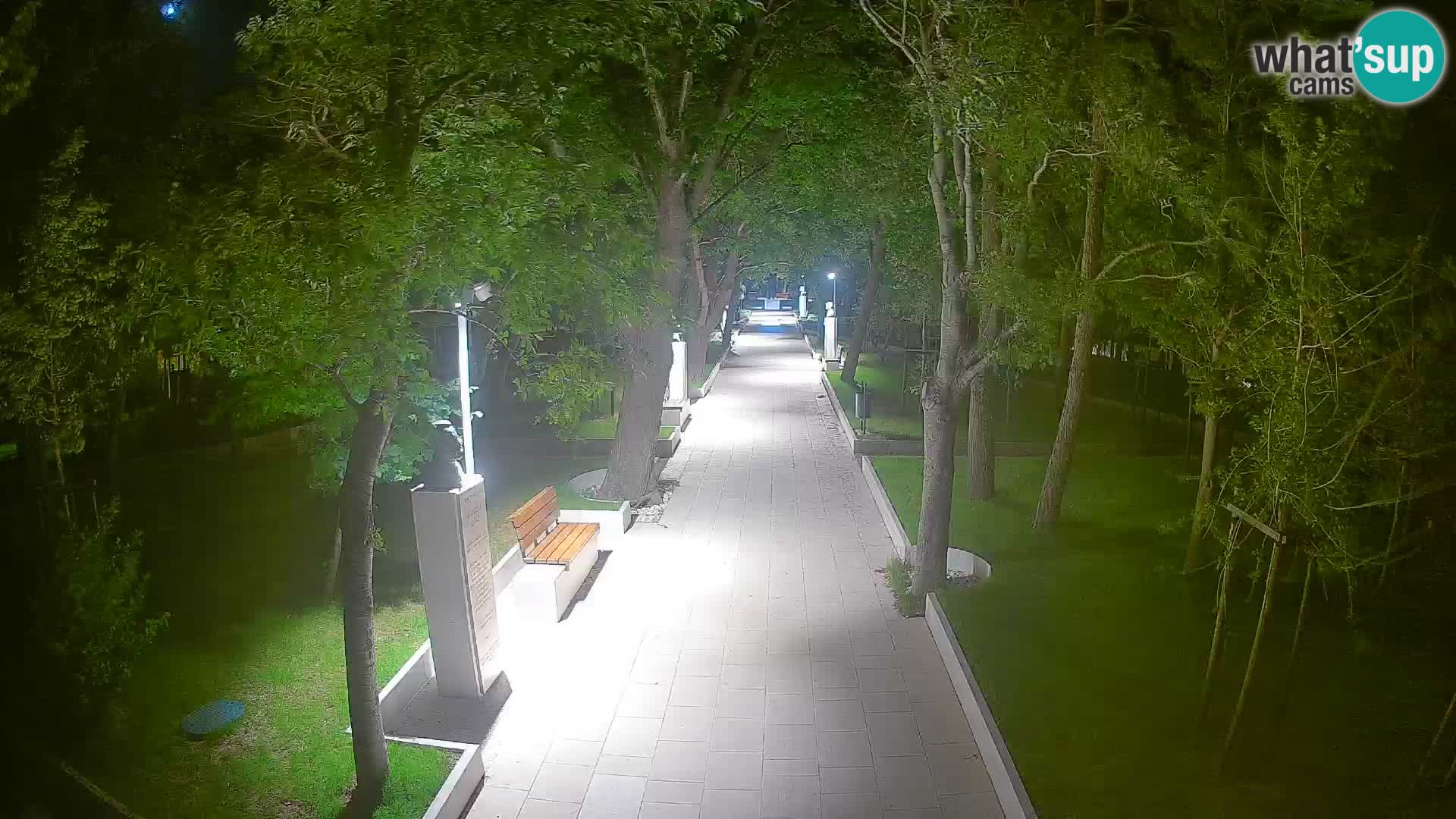 Writers’ Park Webcam Senj – Live by the Sea