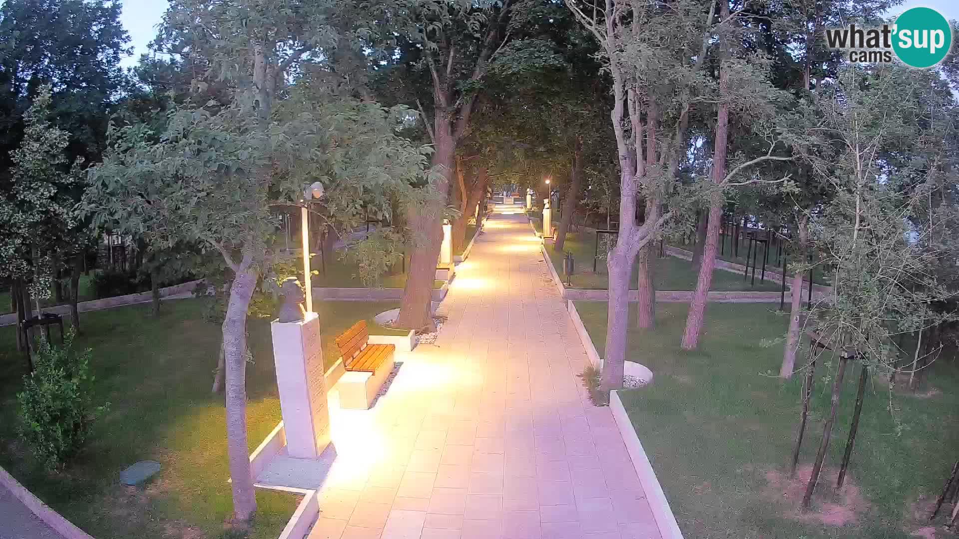 Writers’ Park Webcam Senj – Live by the Sea
