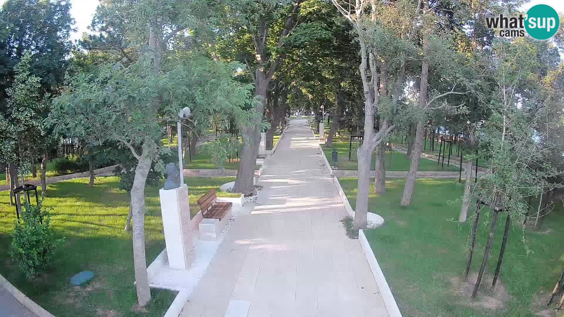 Writers’ Park Webcam Senj – Live by the Sea