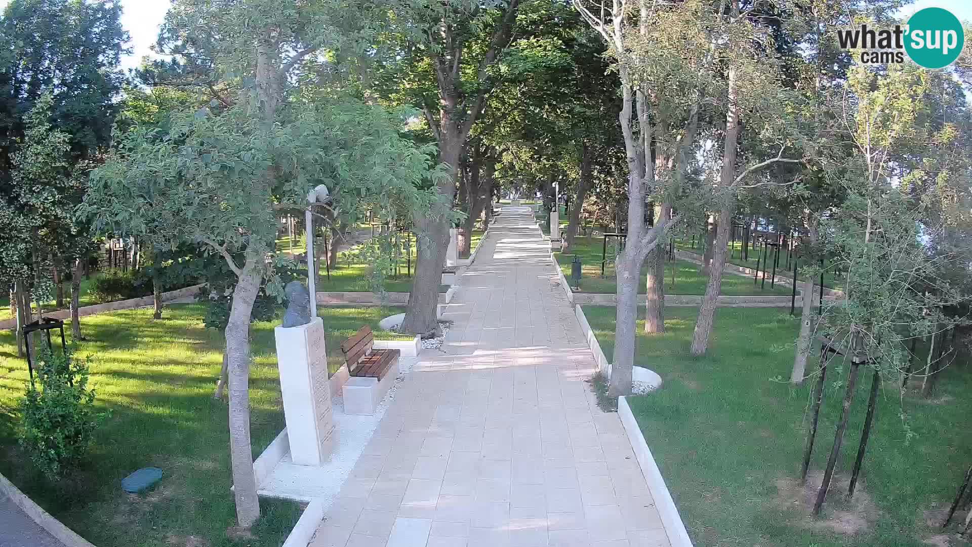 Webcam Schriftstellerpark Senj – Live am Meer