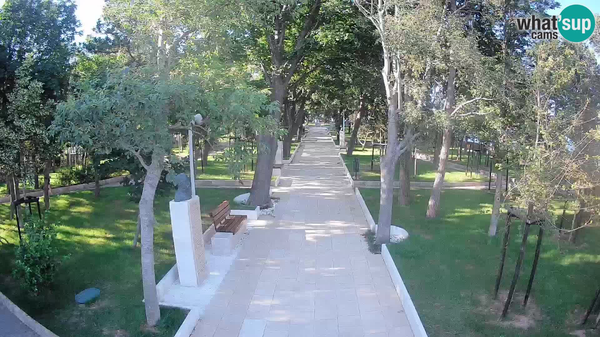 Writers’ Park Webcam Senj – Live by the Sea