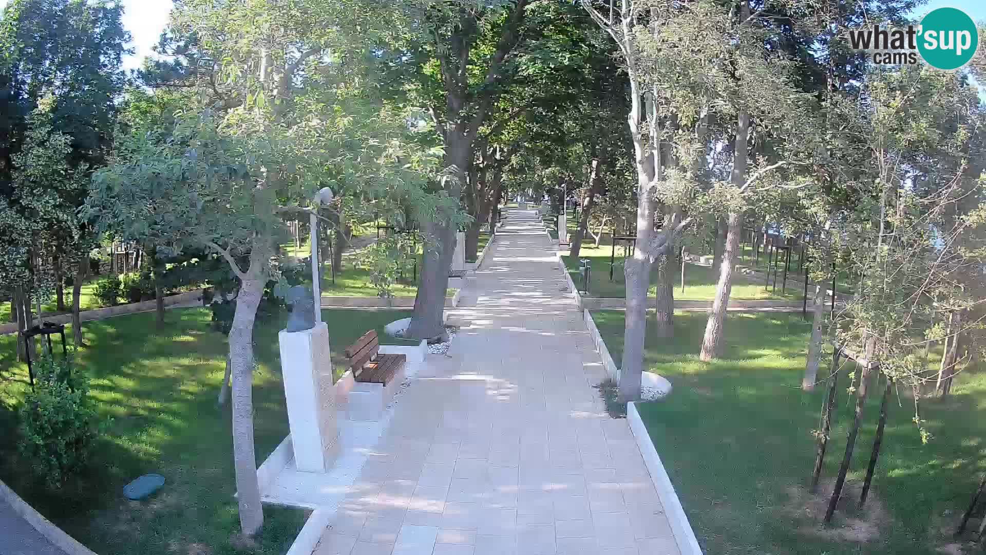Writers’ Park Webcam Senj – Live by the Sea