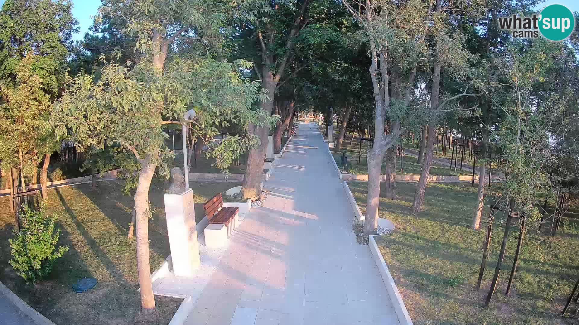 Writers’ Park Webcam Senj – Live by the Sea