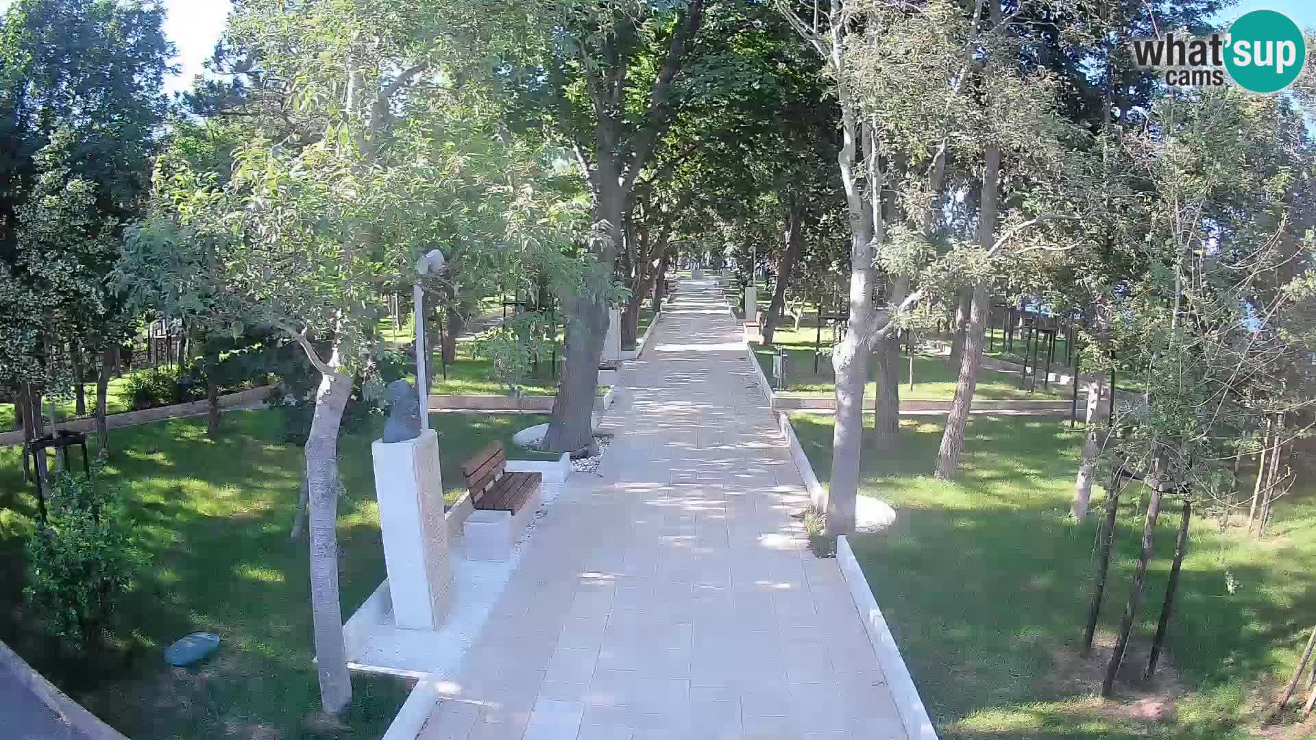 Writers’ Park Webcam Senj – Live by the Sea