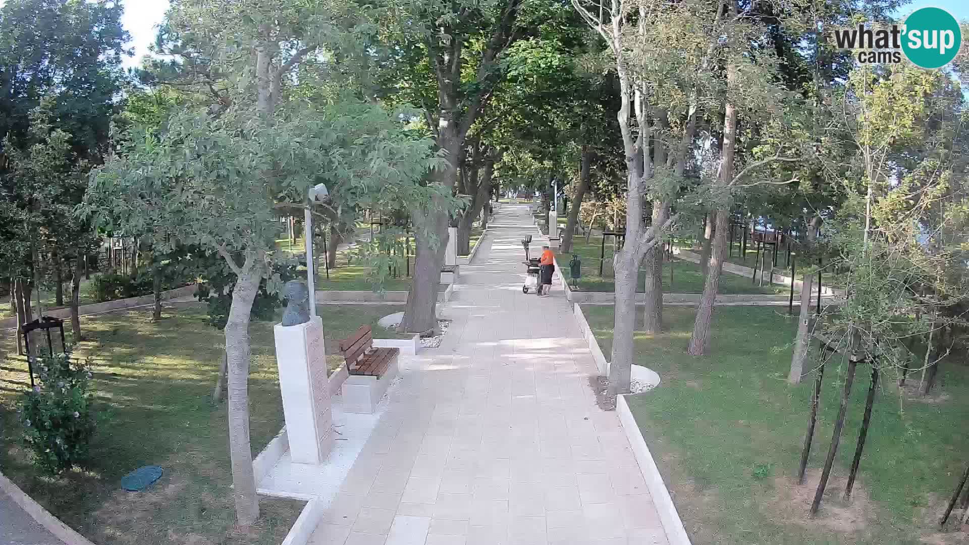 Writers’ Park Webcam Senj – Live by the Sea