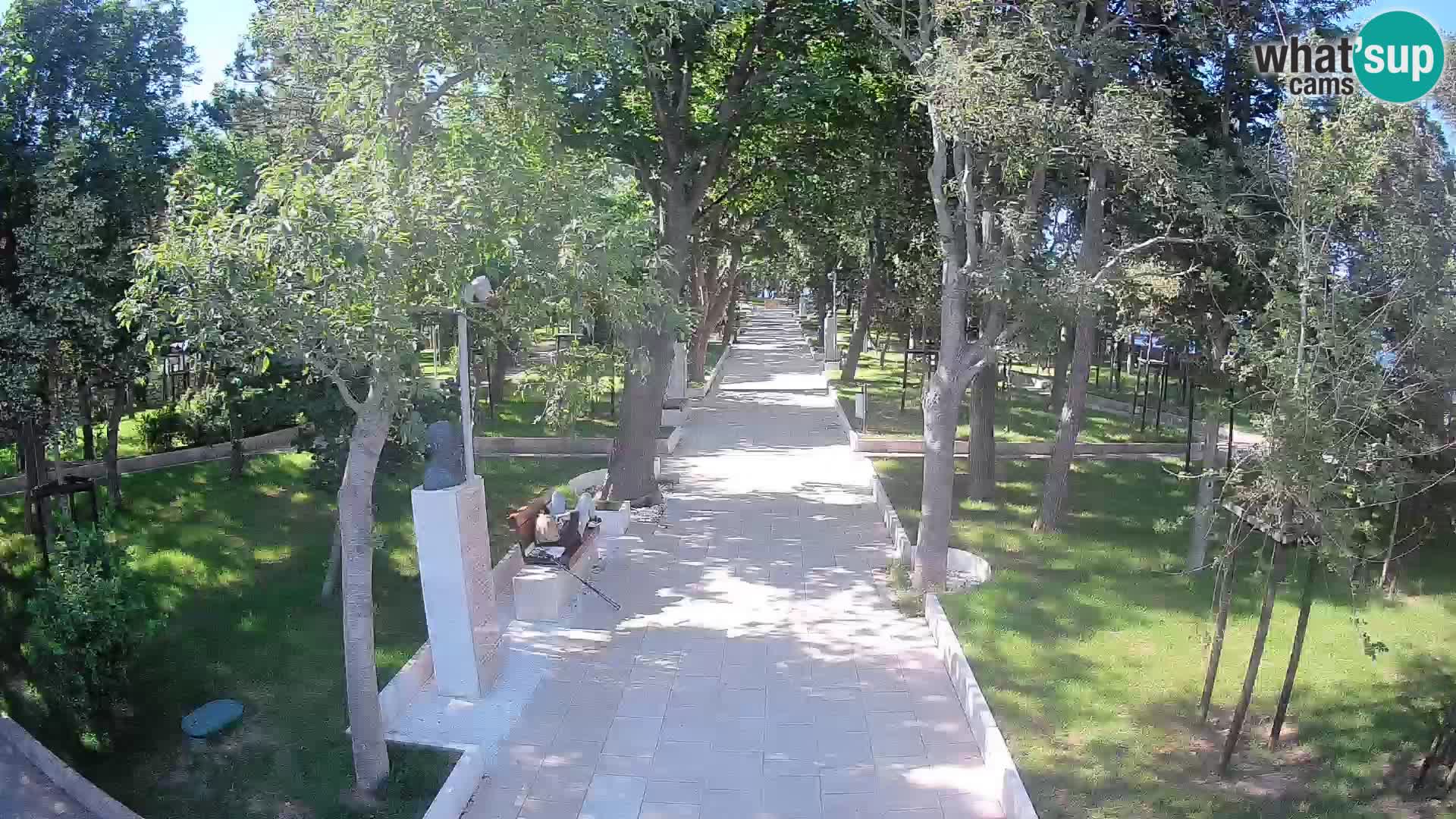 Writers’ Park Webcam Senj – Live by the Sea