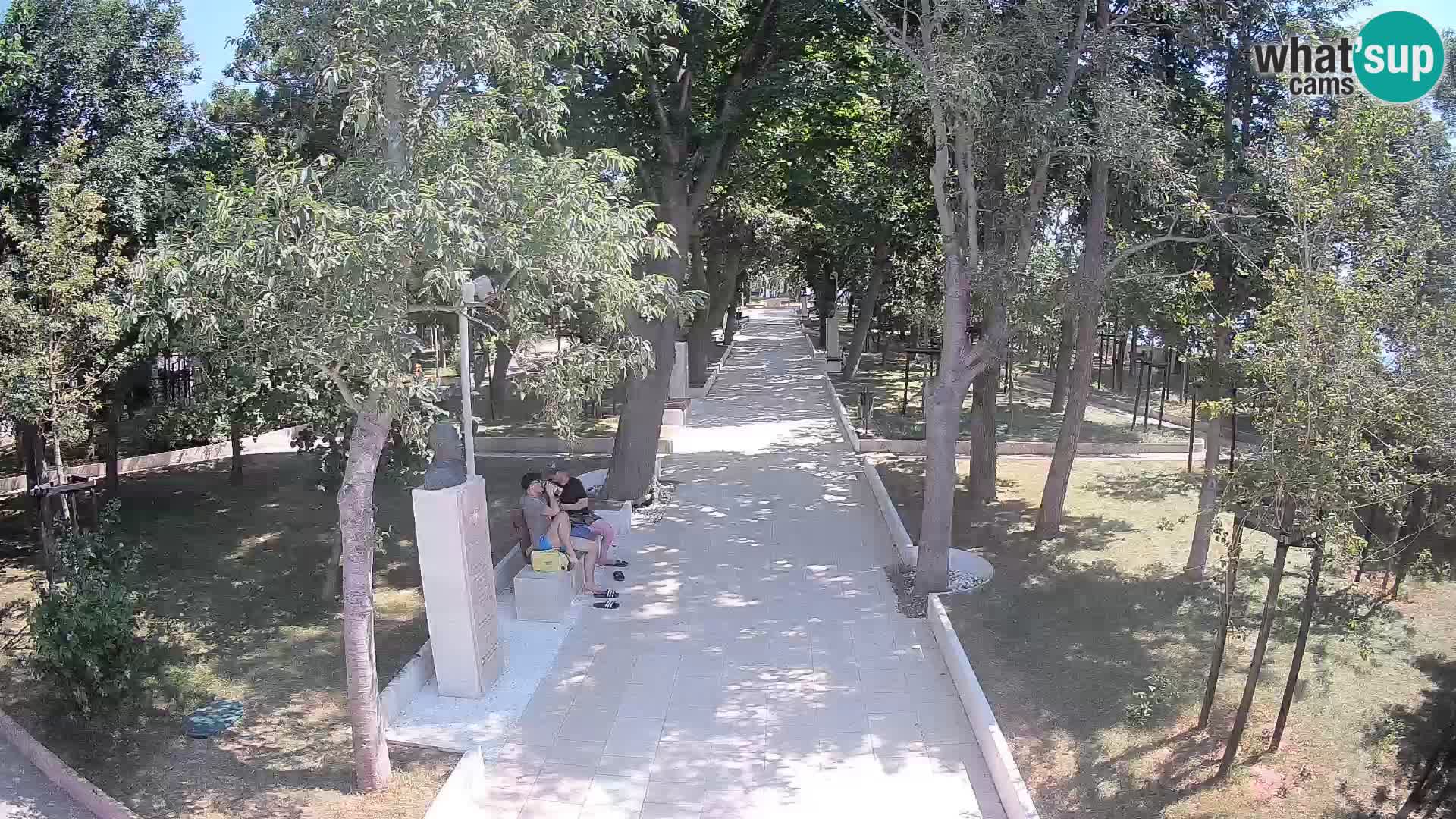Writers’ Park Webcam Senj – Live by the Sea
