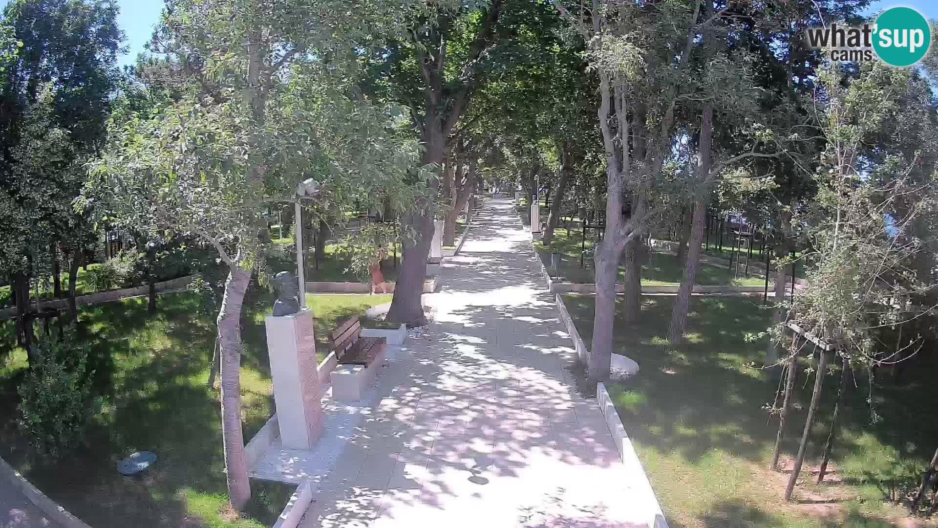 Writers’ Park Webcam Senj – Live by the Sea