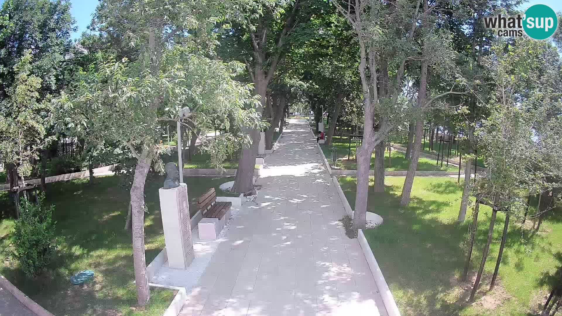 Writers’ Park Webcam Senj – Live by the Sea
