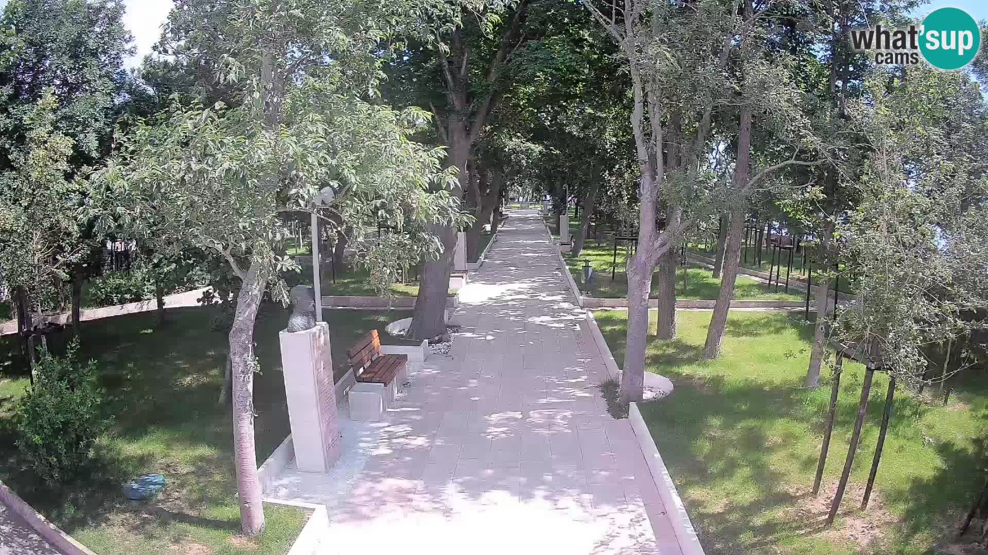 Webcam Schriftstellerpark Senj – Live am Meer