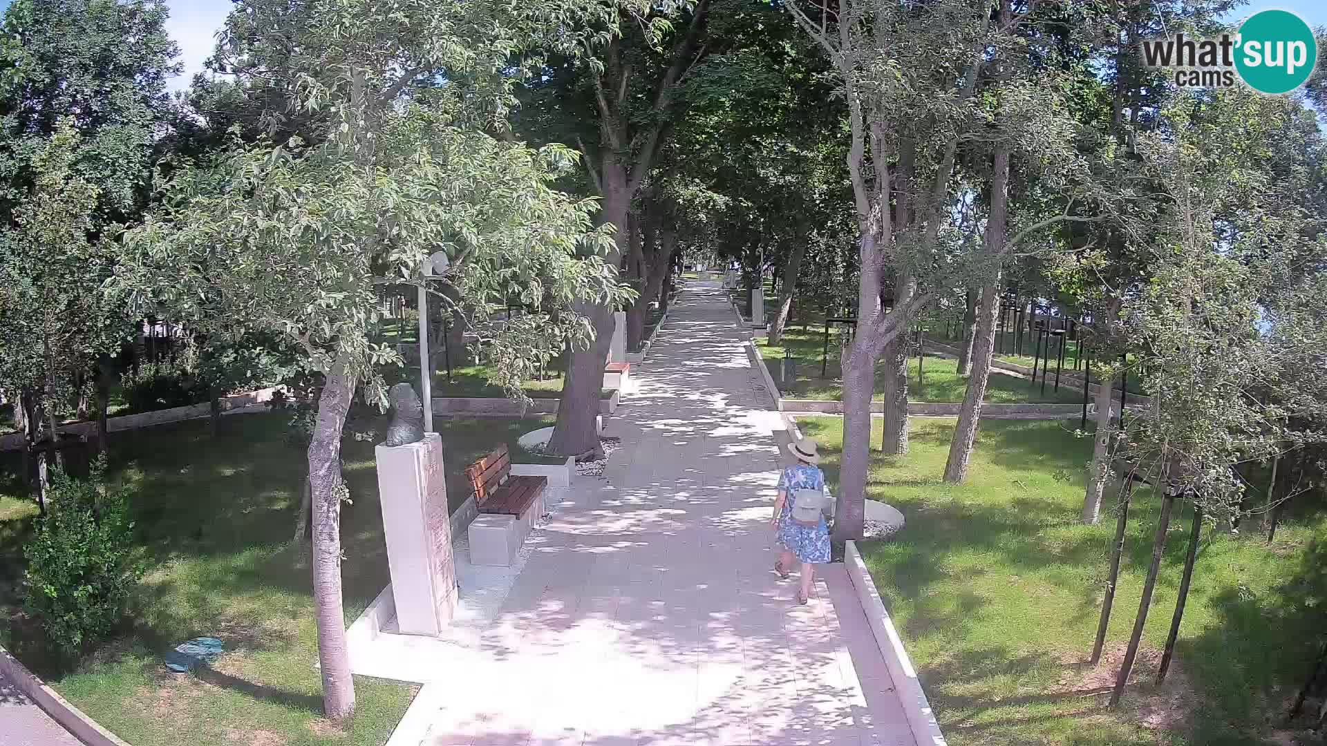 Writers’ Park Webcam Senj – Live by the Sea