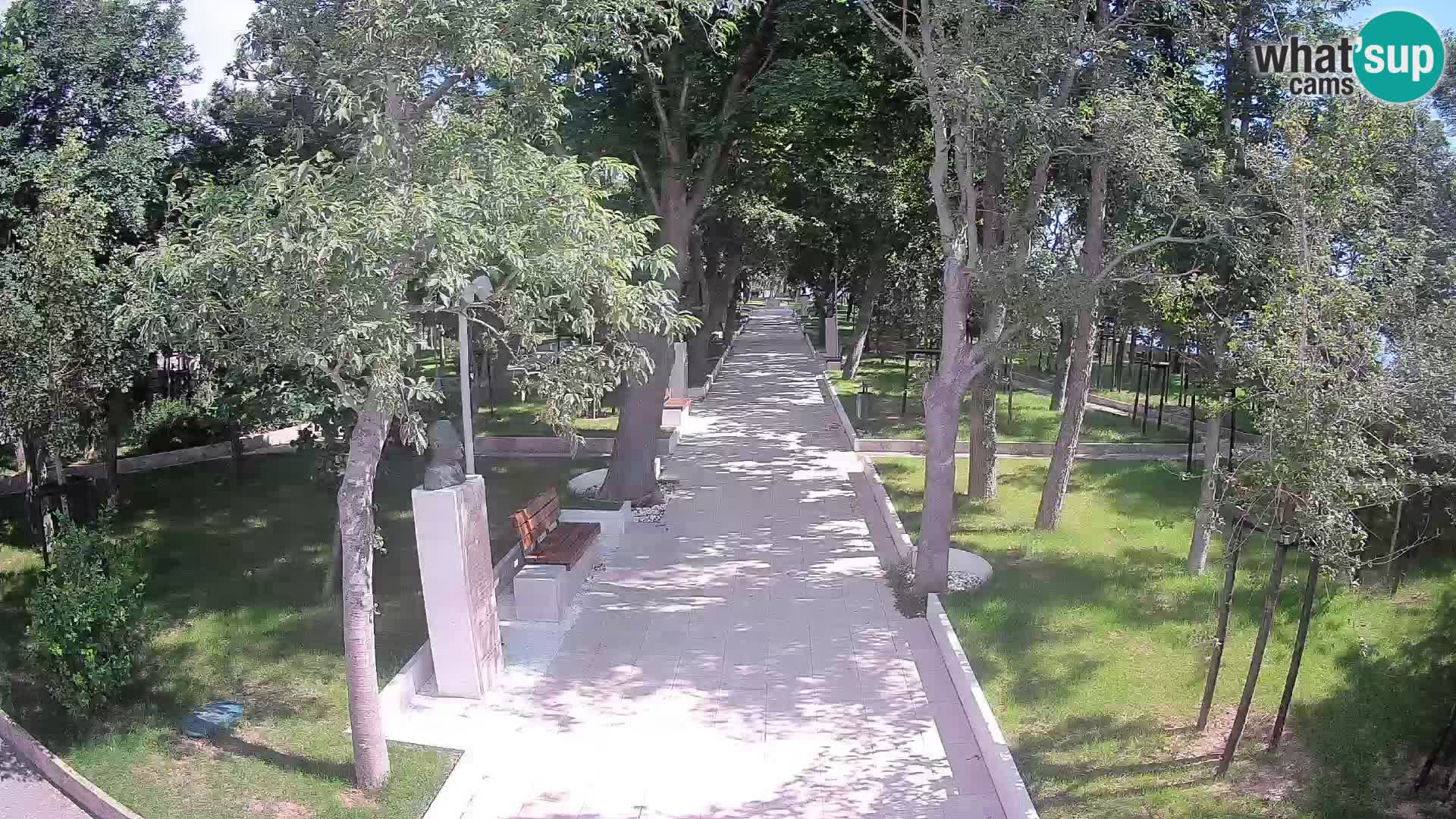 Writers’ Park Webcam Senj – Live by the Sea