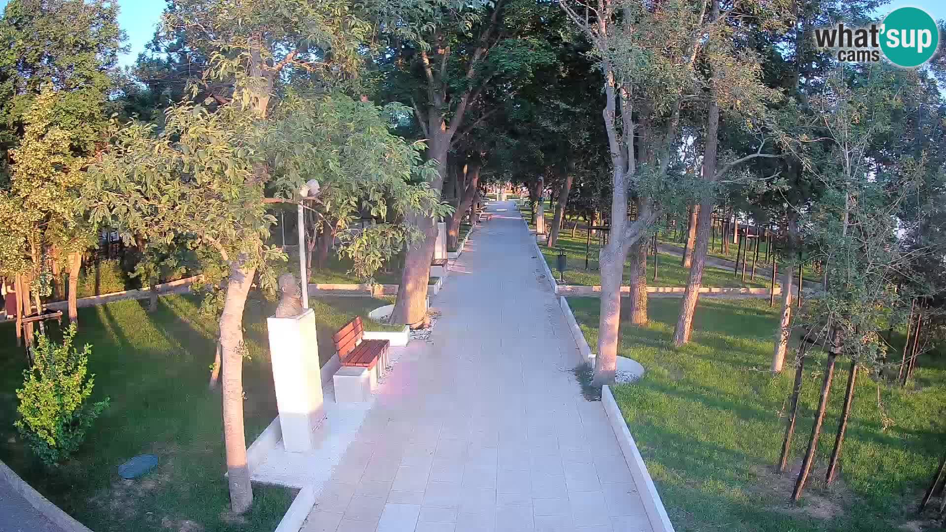 Writers’ Park Webcam Senj – Live by the Sea