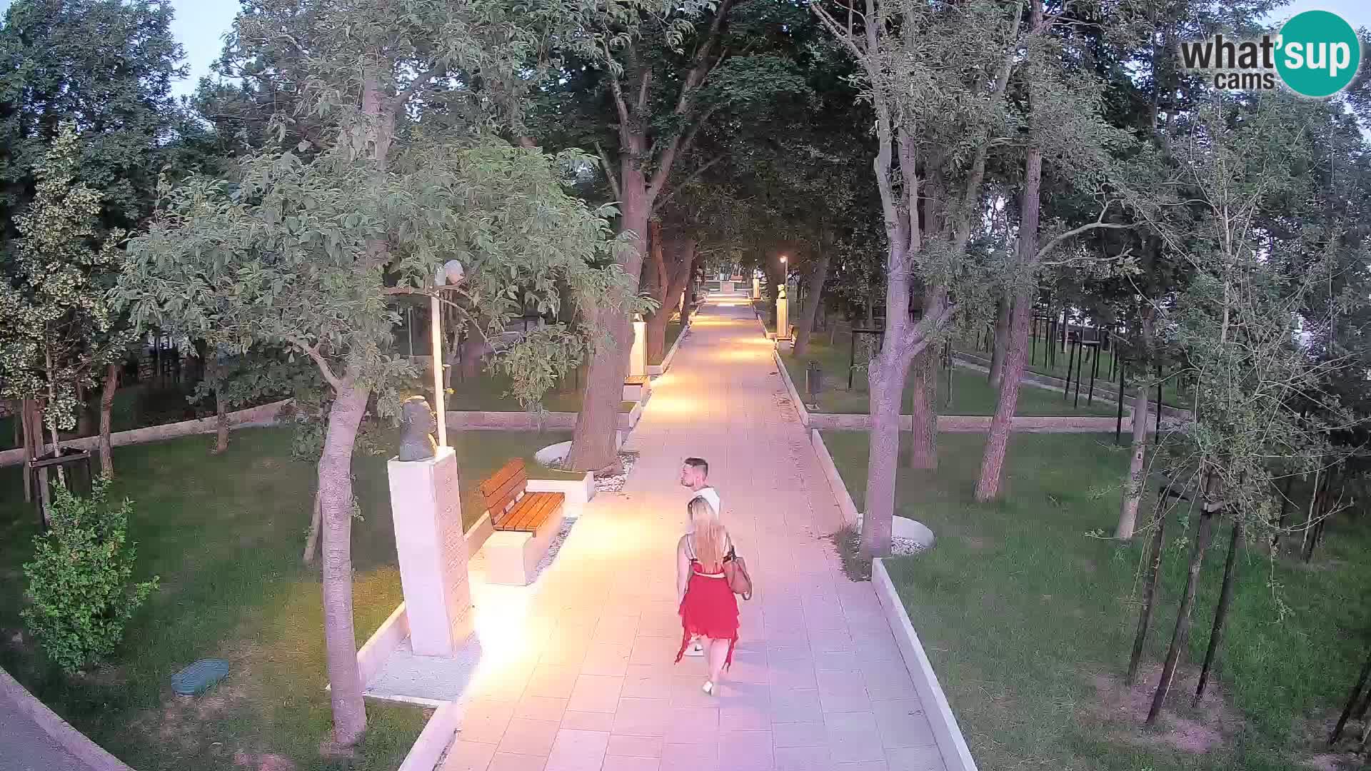 Writers’ Park Webcam Senj – Live by the Sea
